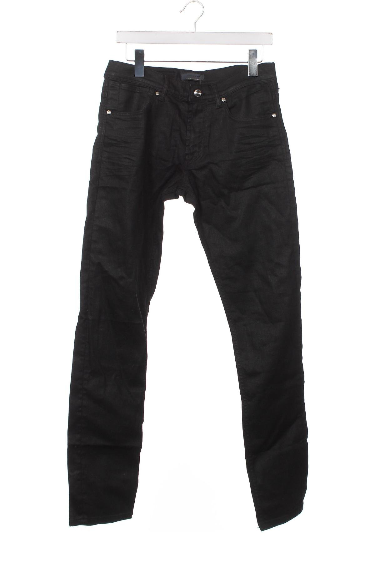 Мъжки дънки Zara Man, Размер M, Цвят Черен, Цена 20,00 лв.