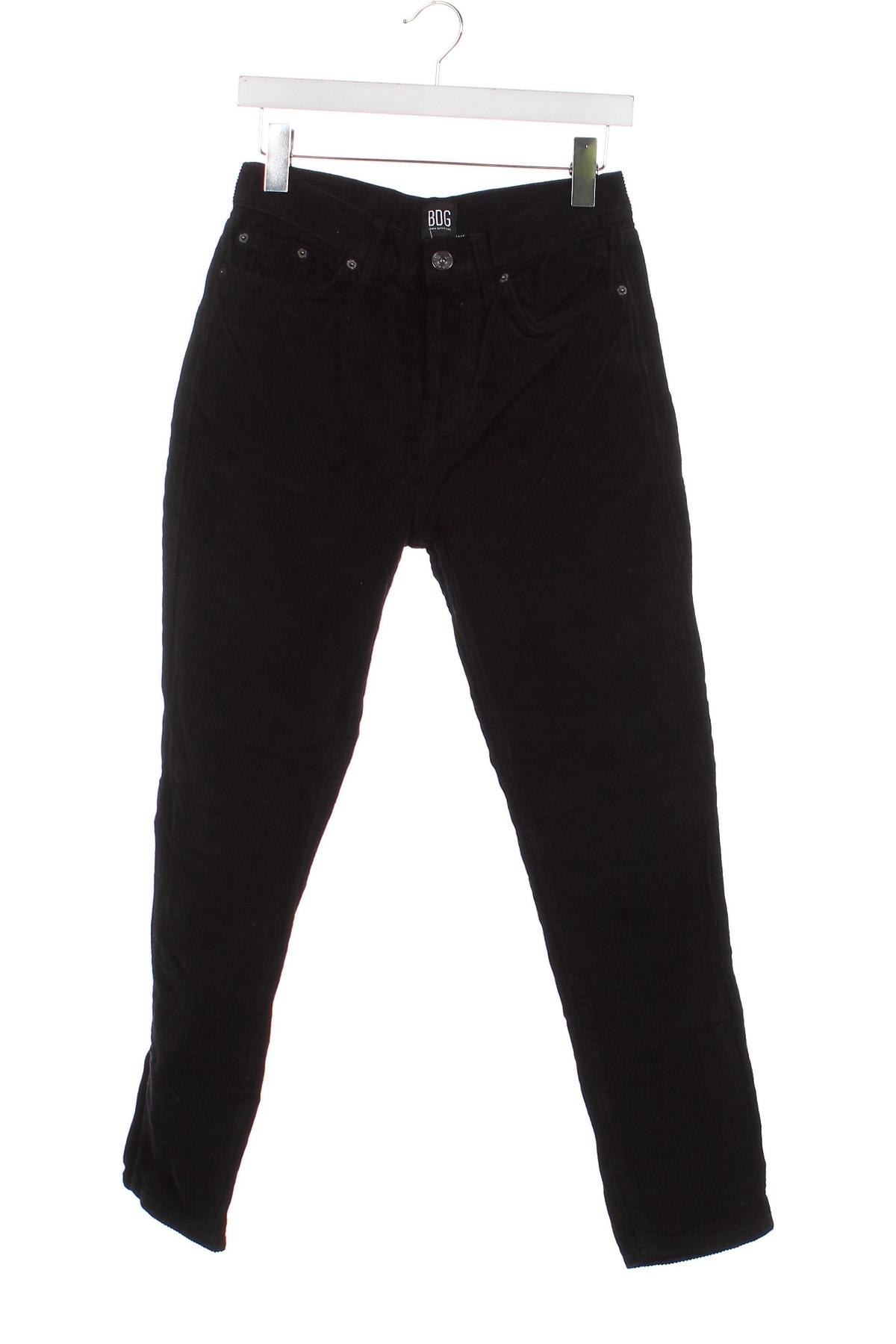Ανδρικό κοτλέ παντελόνι BDG, Μέγεθος XS, Χρώμα Μαύρο, Τιμή 4,31 €