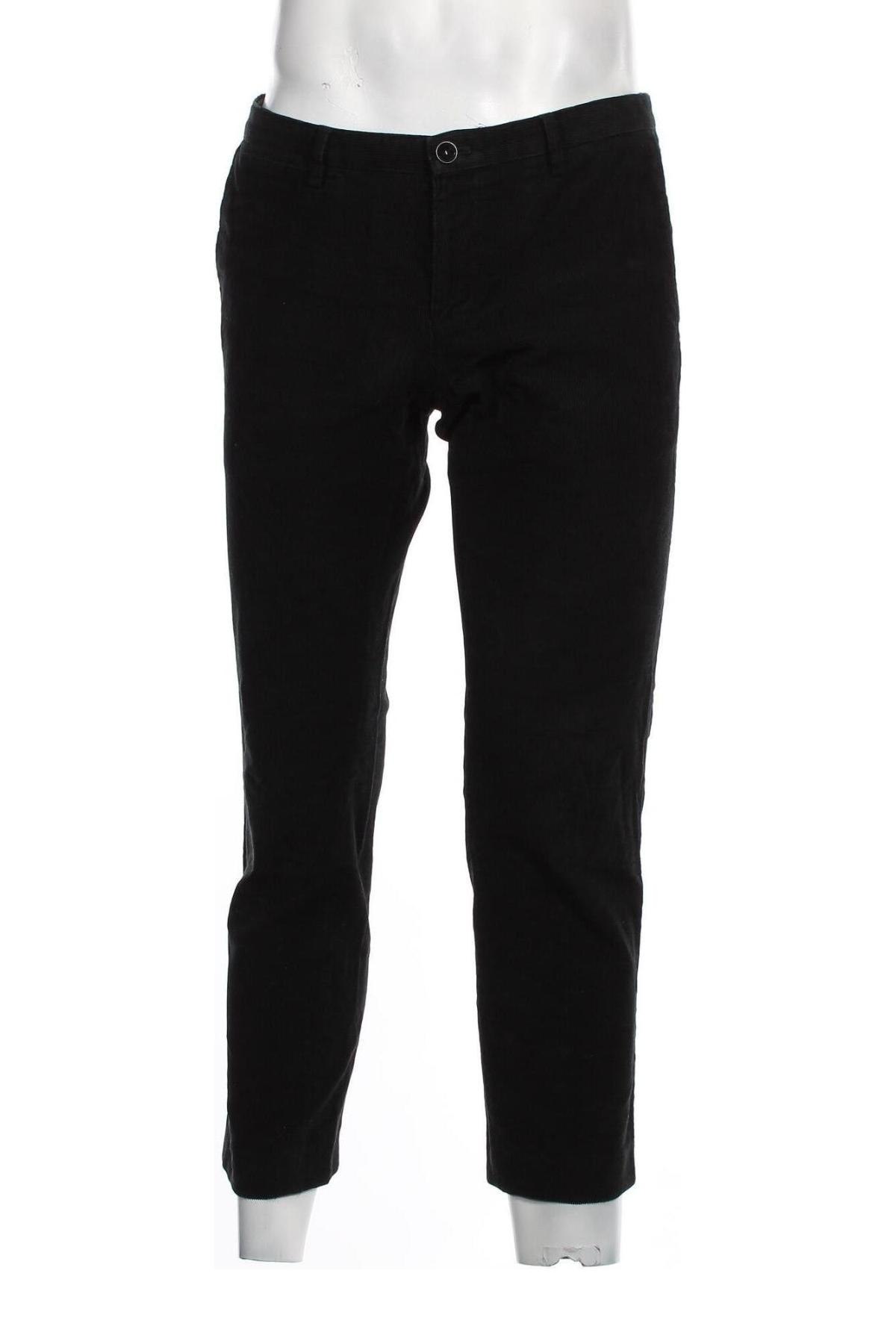 Pantaloni raiați de bărbați Hugo Boss, Mărime M, Culoare Negru, Preț 155,36 Lei
