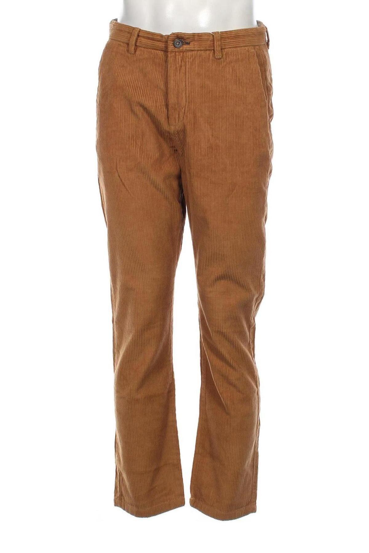 Ανδρικό κοτλέ παντελόνι Springfield, Μέγεθος M, Χρώμα Καφέ, Τιμή 42,27 €