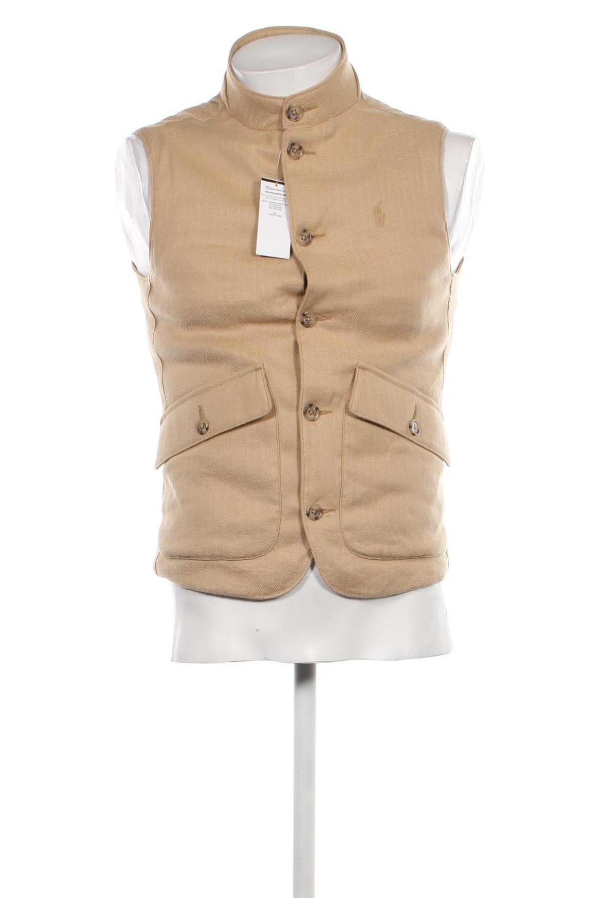 Pánska vesta  Polo By Ralph Lauren, Veľkosť XS, Farba Béžová, Cena  200,77 €