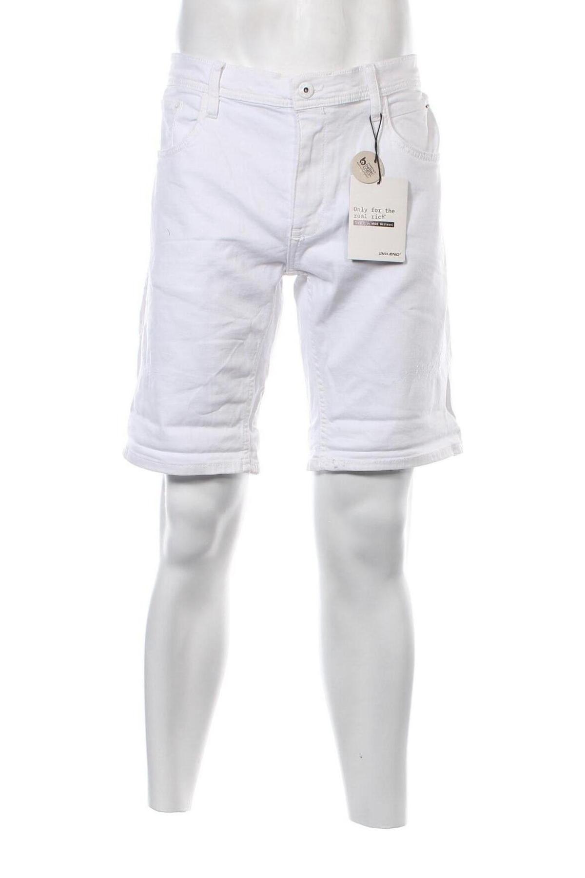 Pantaloni scurți de bărbați Blend, Mărime XXL, Culoare Alb, Preț 190,79 Lei