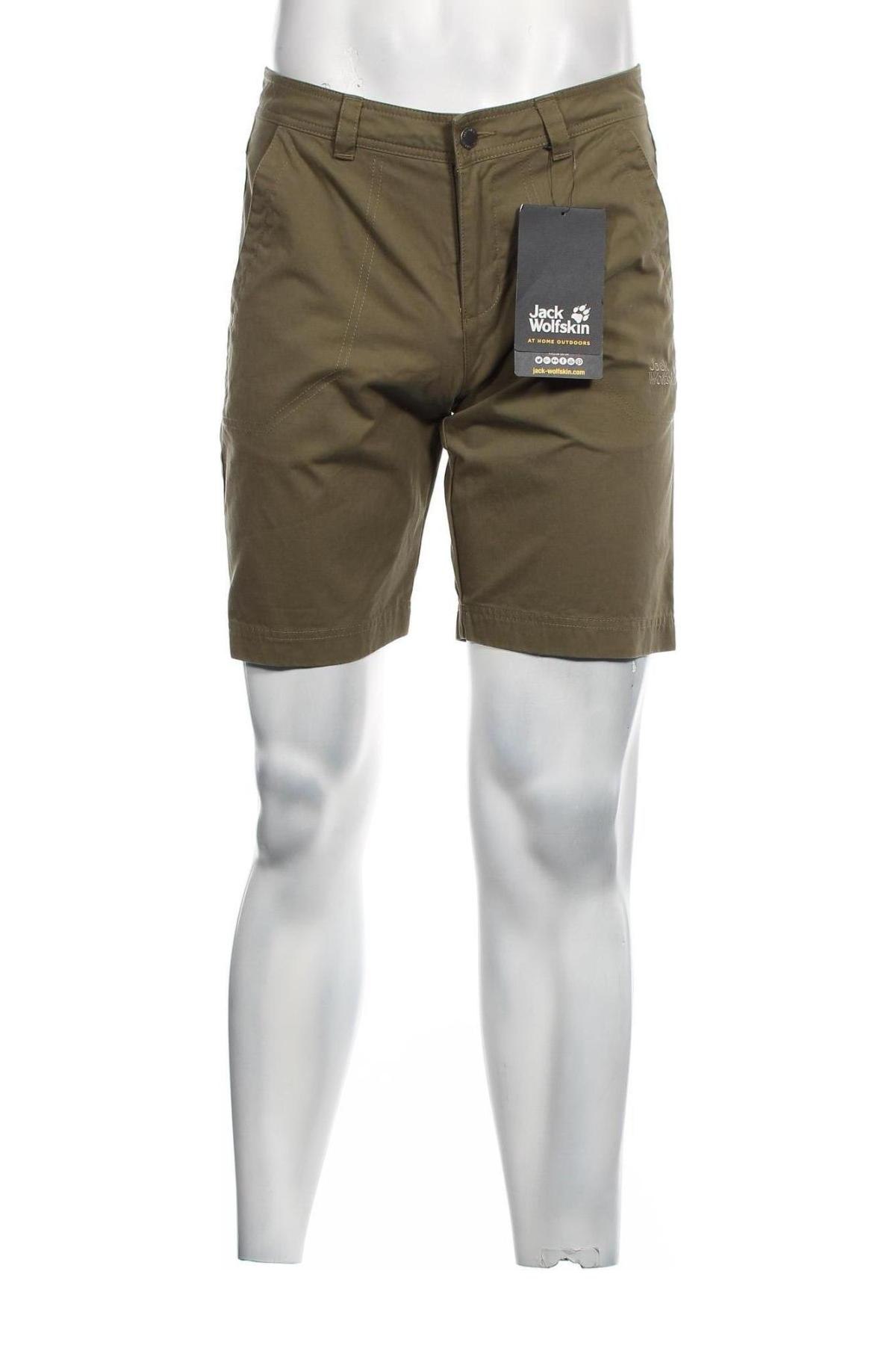 Pantaloni scurți de bărbați Jack Wolfskin, Mărime M, Culoare Verde, Preț 225,00 Lei
