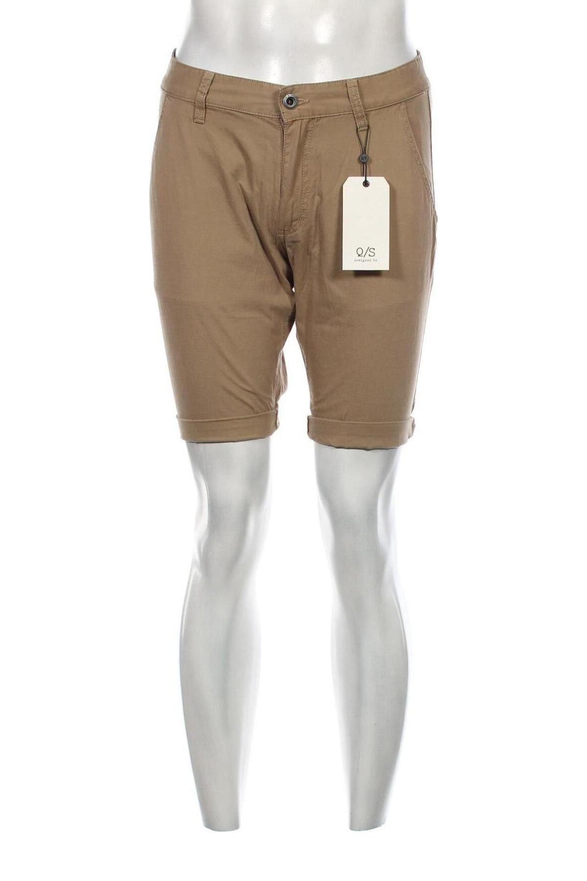 Мъжки къс панталон Q/S by S.Oliver, Размер S, Цвят Бежов, Цена 12,18 лв.