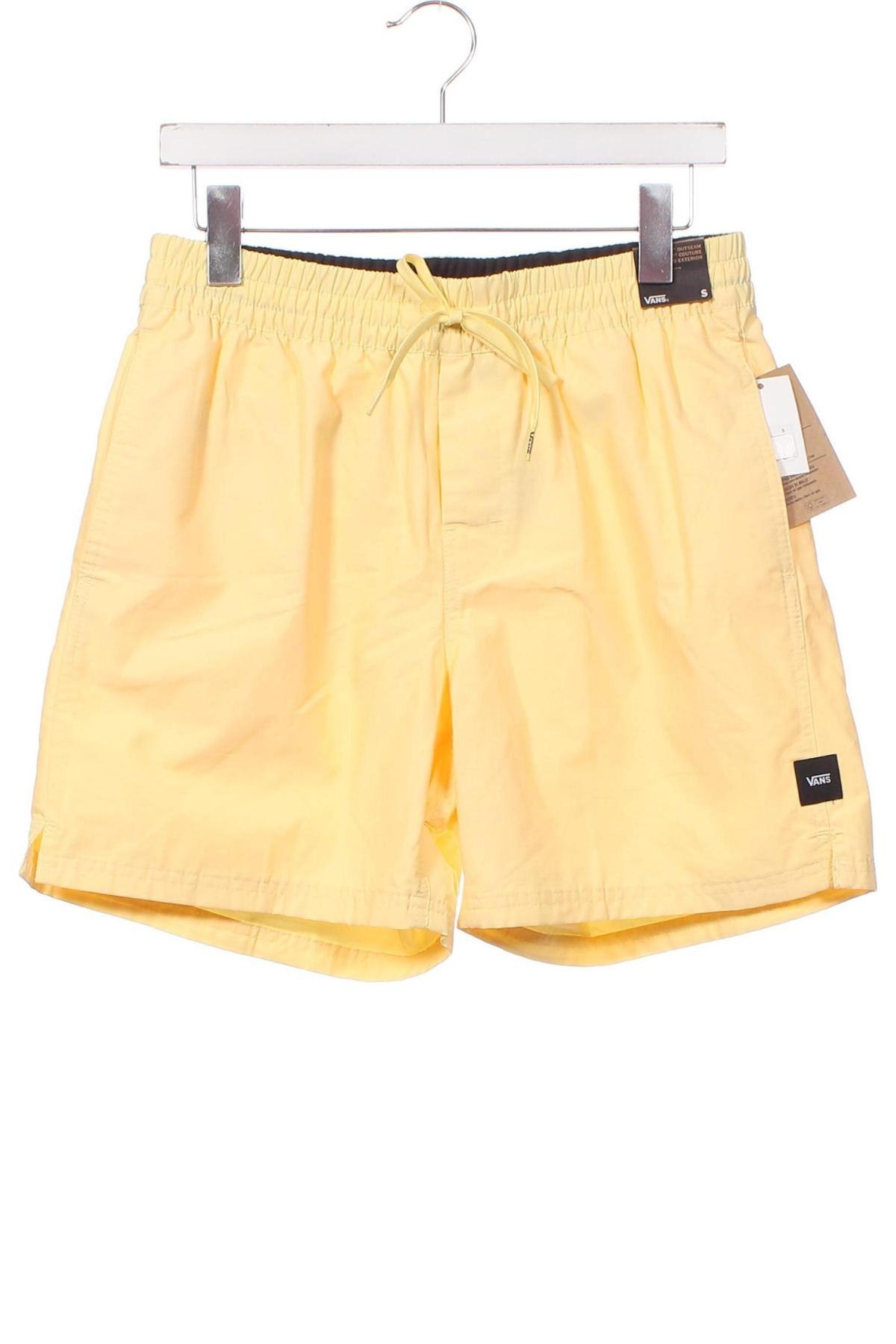 Ανδρικό κοντό παντελόνι Vans, Μέγεθος S, Χρώμα Κίτρινο, Τιμή 11,75 €