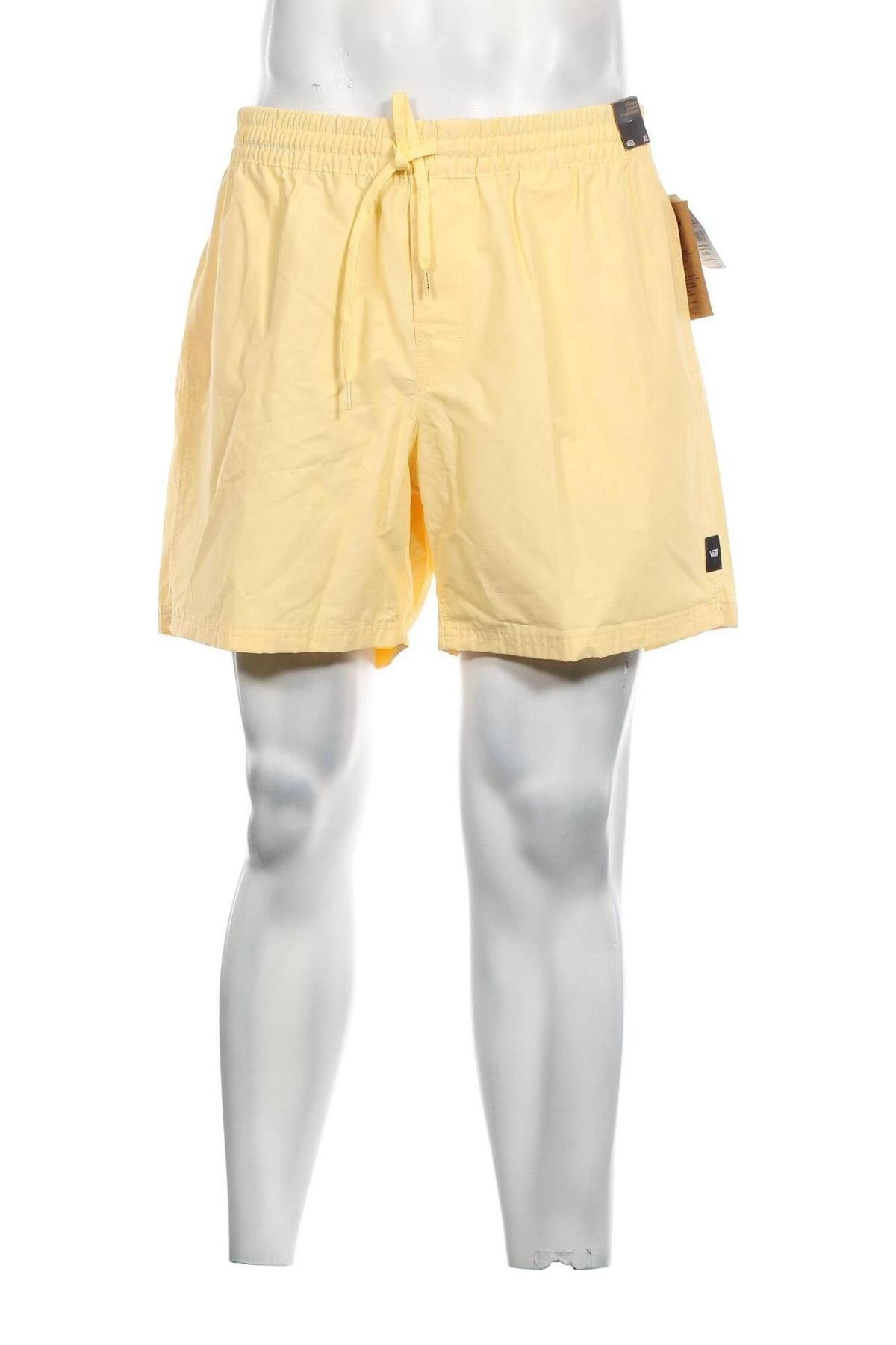 Pantaloni scurți de bărbați Vans, Mărime XL, Culoare Galben, Preț 147,14 Lei