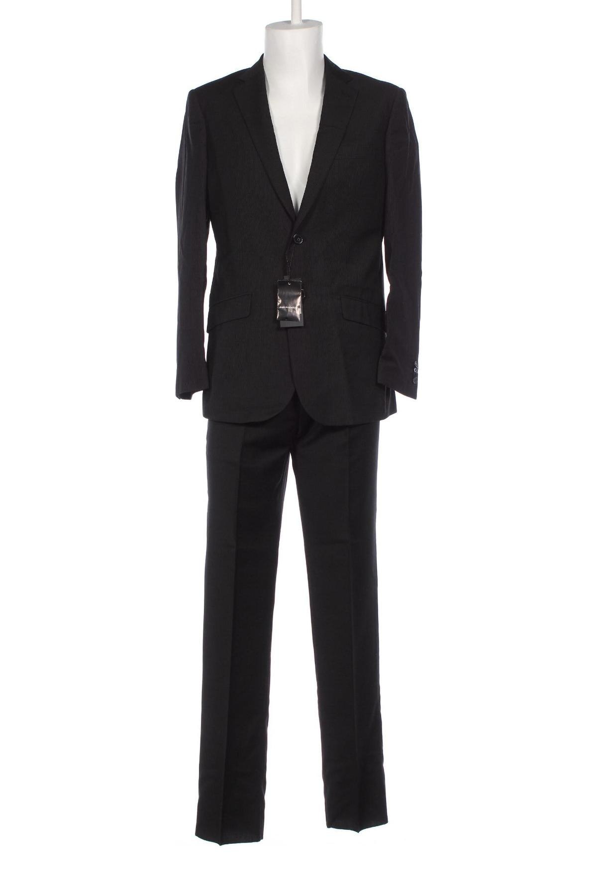 Мъжки костюм Alain Manoukian, Размер M, Цвят Черен, Цена 94,50 лв.