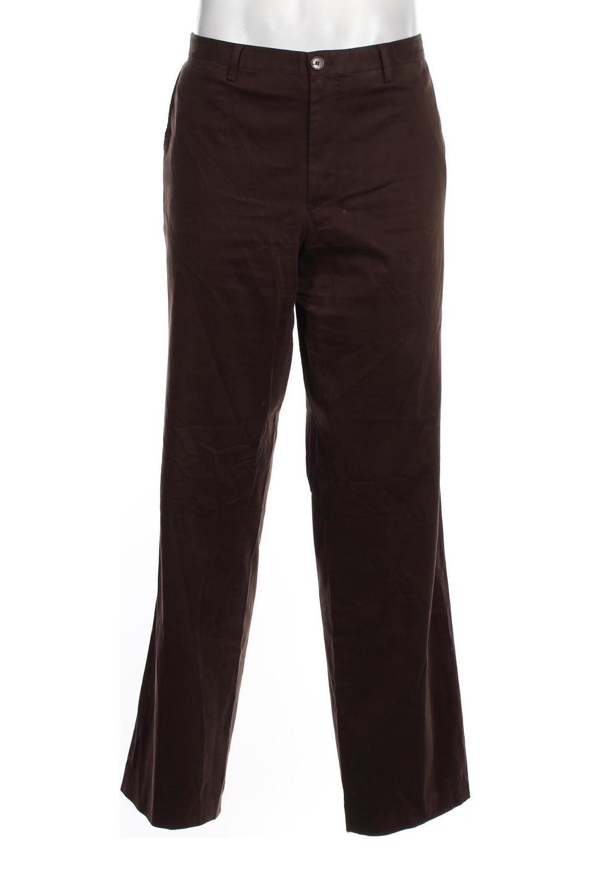 Мъжки панталон BOSS, Размер XL, Цвят Кафяв, Цена 61,34 лв.