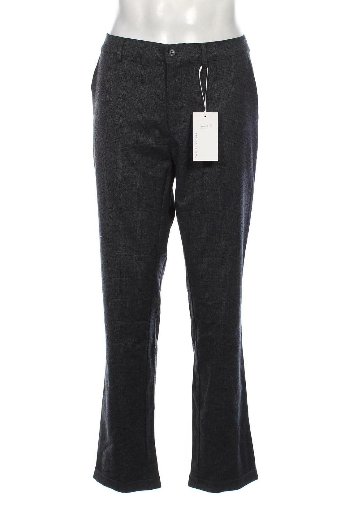 Pantaloni de bărbați Casual Friday, Mărime L, Culoare Albastru, Preț 51,51 Lei