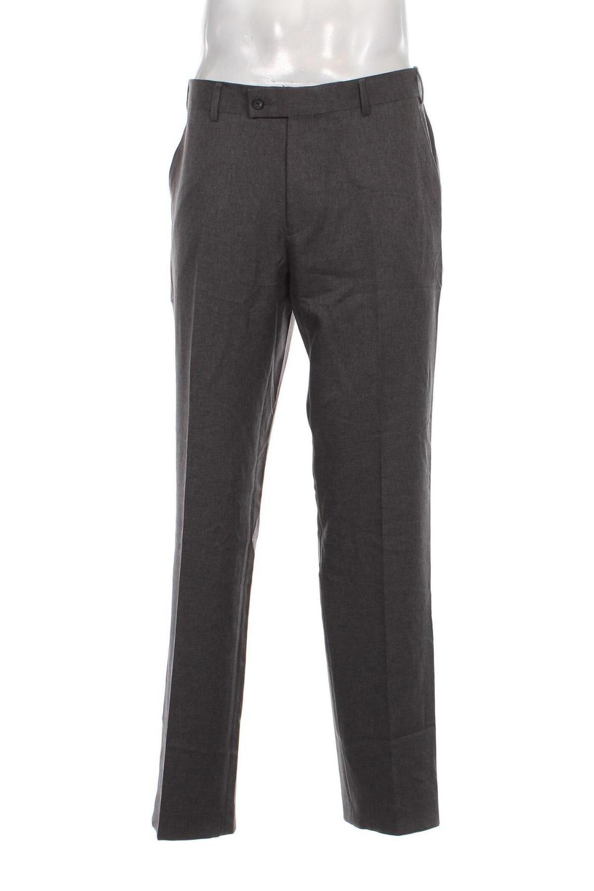 Ανδρικό παντελόνι Dressmann, Μέγεθος L, Χρώμα Γκρί, Τιμή 4,49 €