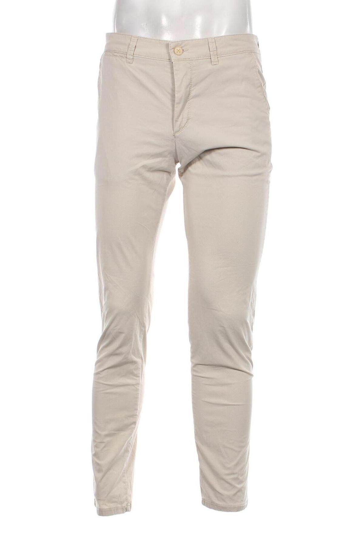 Ανδρικό παντελόνι Mac, Μέγεθος M, Χρώμα Εκρού, Τιμή 5,72 €