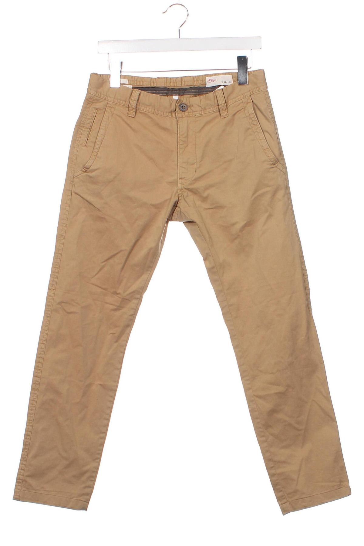 Ανδρικό παντελόνι S.Oliver, Μέγεθος S, Χρώμα  Μπέζ, Τιμή 6,28 €