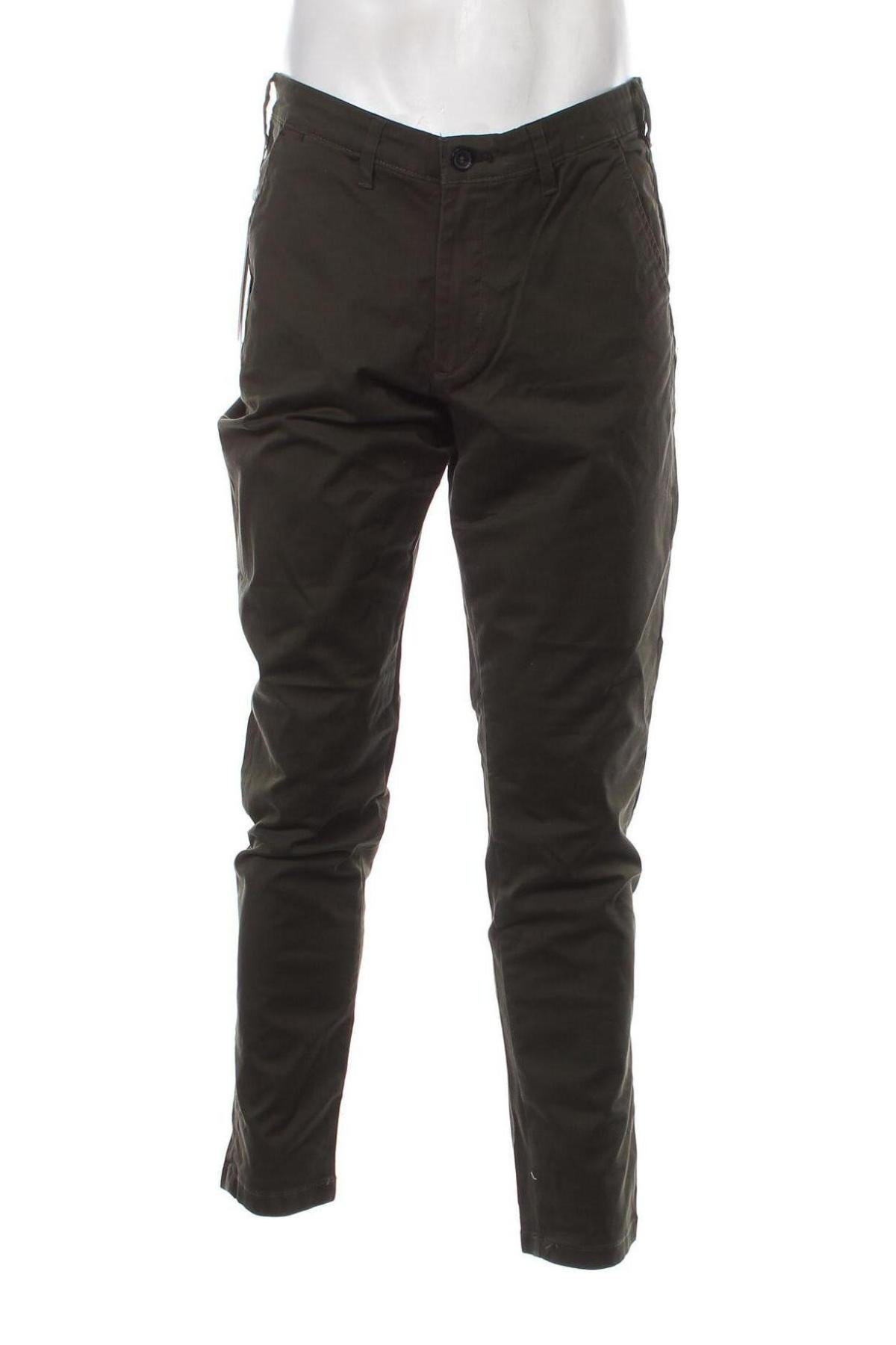 Pantaloni de bărbați Selected Homme, Mărime L, Culoare Verde, Preț 53,13 Lei