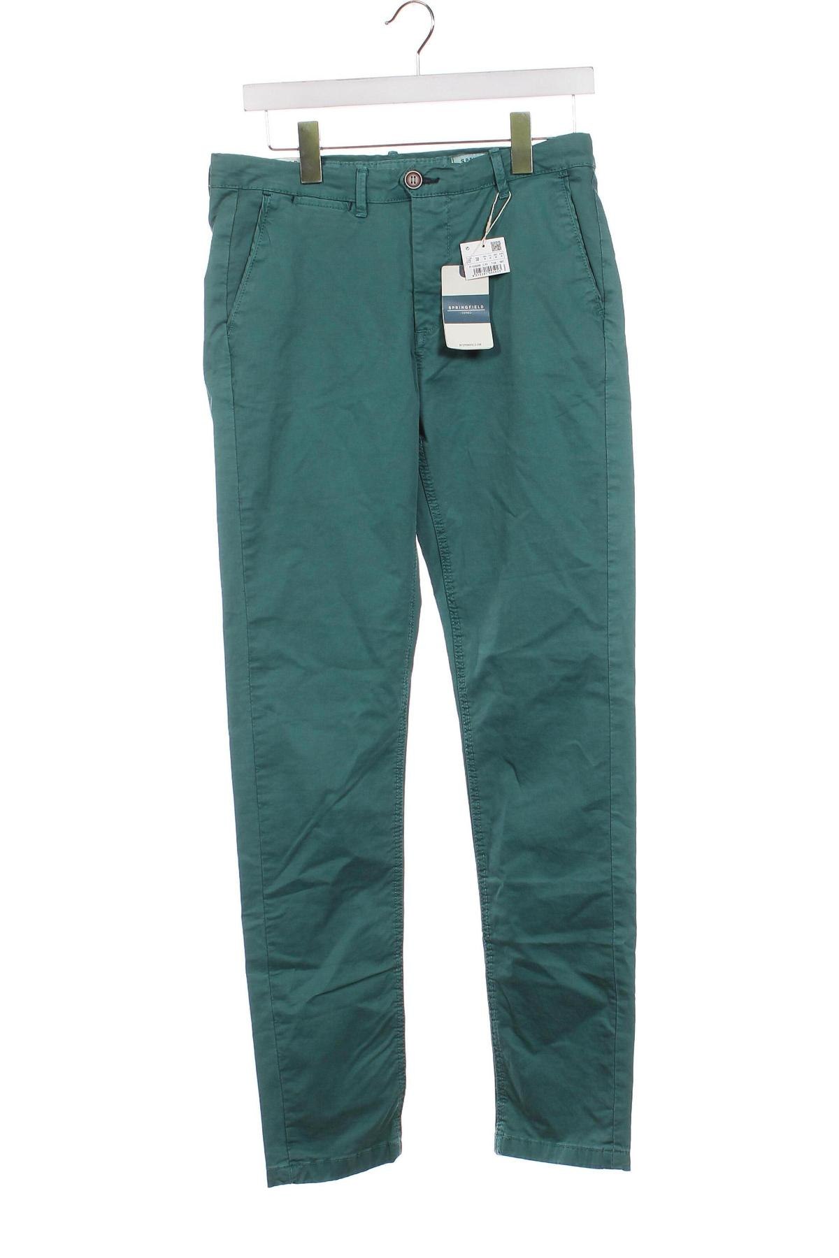 Pantaloni de bărbați Springfield, Mărime M, Culoare Albastru, Preț 269,74 Lei