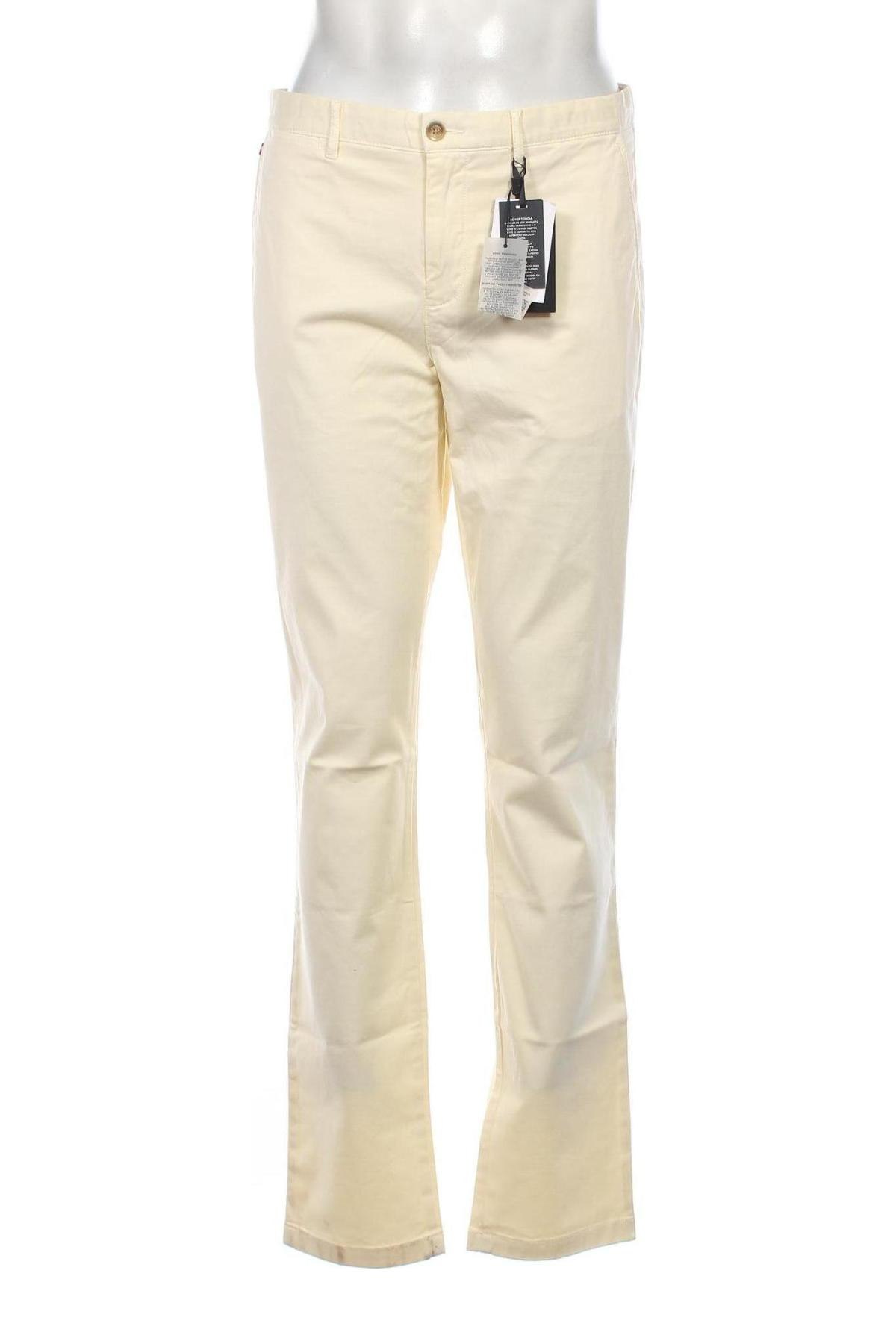 Ανδρικό παντελόνι Tommy Hilfiger, Μέγεθος L, Χρώμα Εκρού, Τιμή 98,45 €