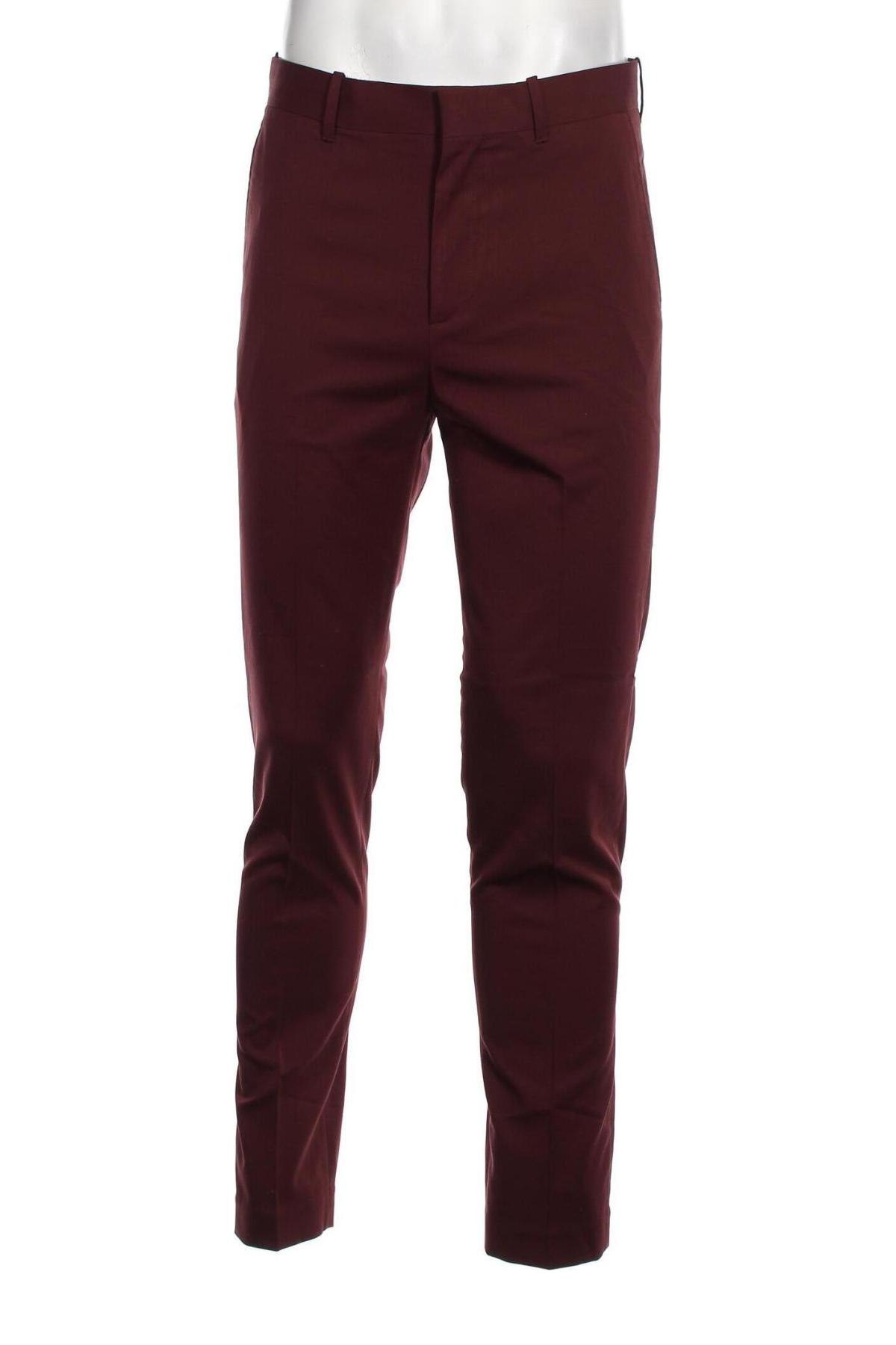 Мъжки панталон Weekday, Размер M, Цвят Червен, Цена 82,00 лв.