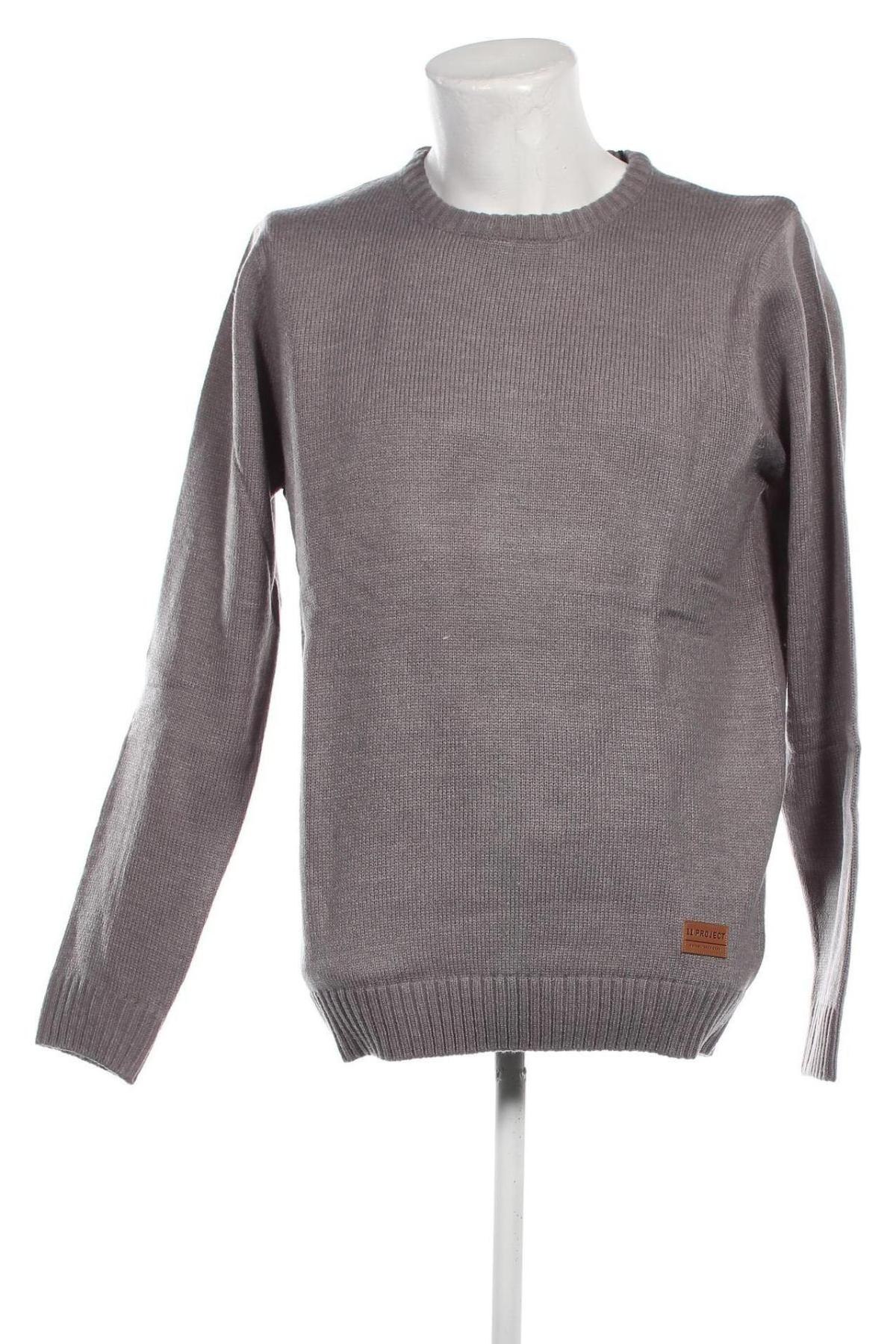 Pánsky sveter  11 Project, Veľkosť XL, Farba Sivá, Cena  13,36 €