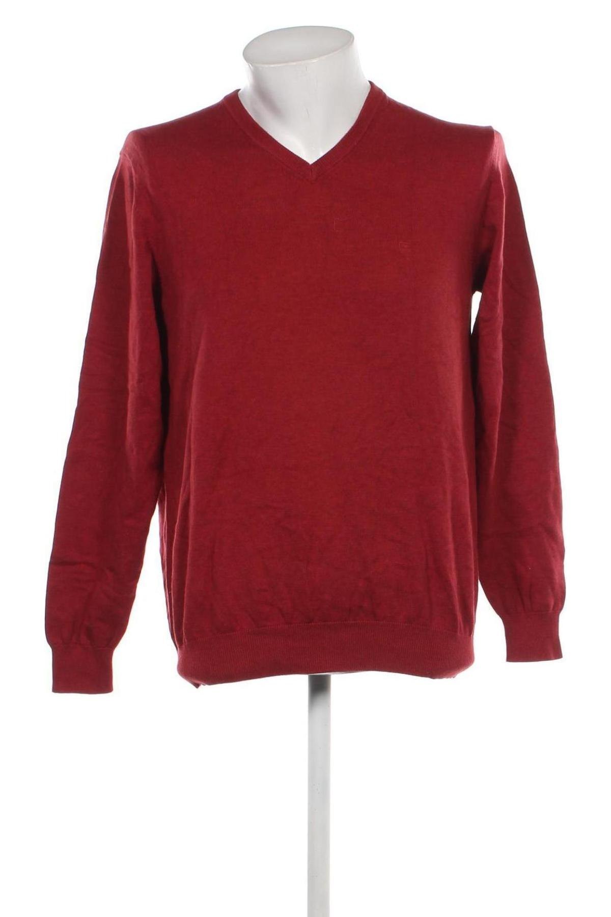 Мъжки пуловер Casa Moda, Размер L, Цвят Червен, Цена 44,00 лв.