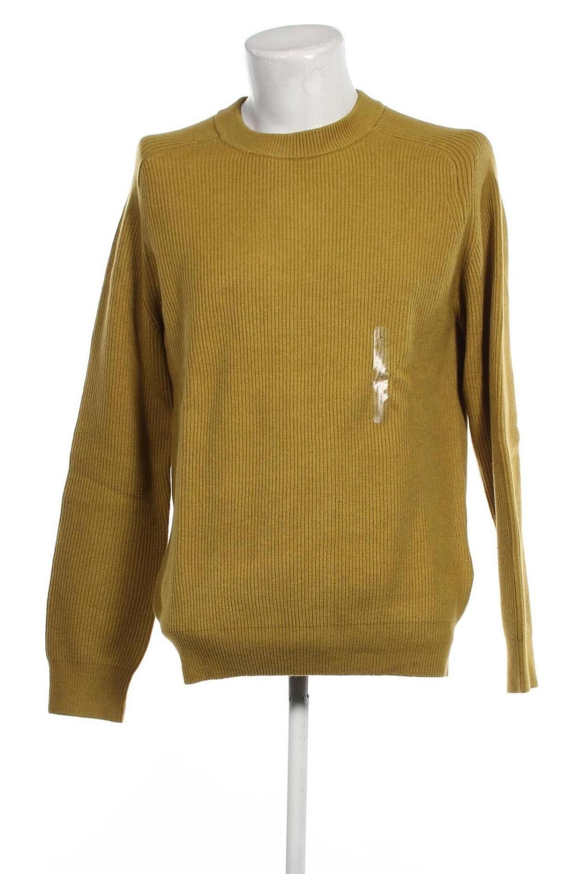 Мъжки пуловер Celio, Размер L, Цвят Жълт, Цена 14,72 лв.