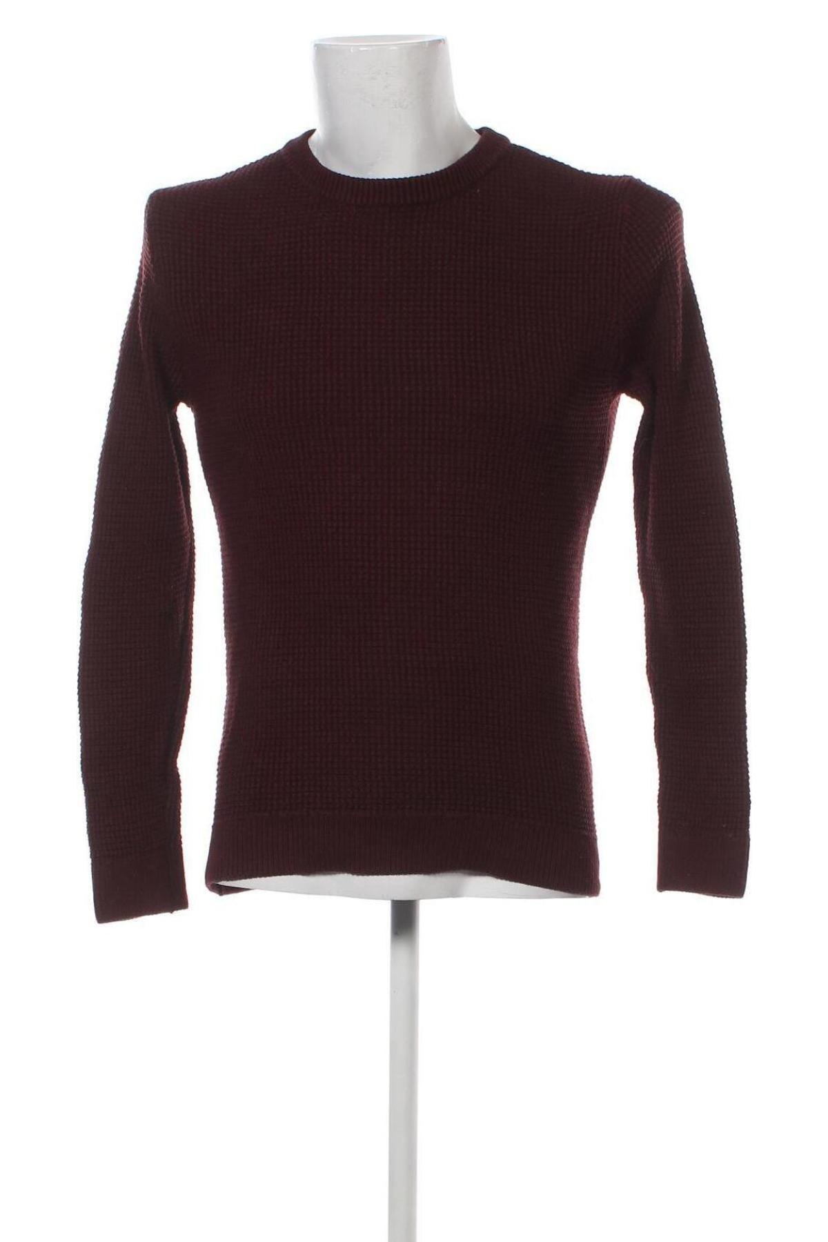 Мъжки пуловер H&M, Размер M, Цвят Червен, Цена 8,41 лв.