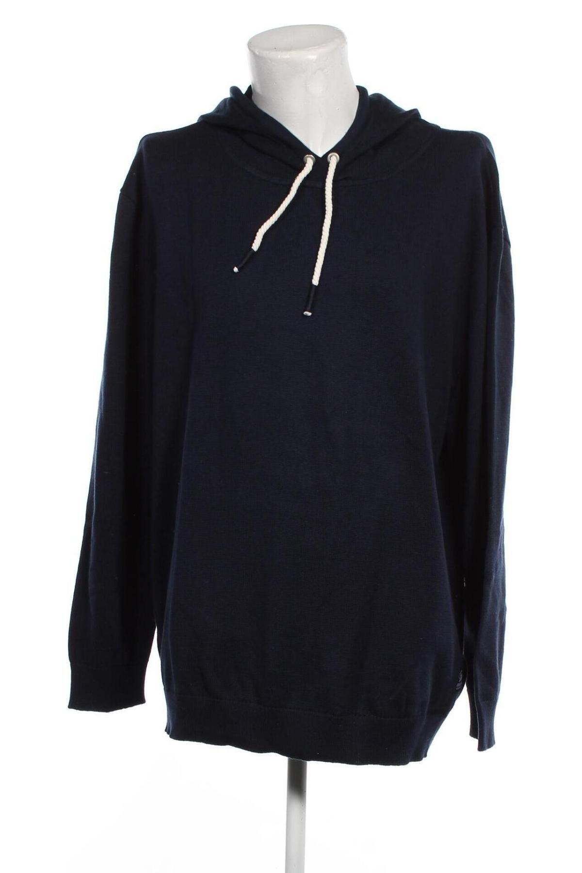 Ανδρικό πουλόβερ John Devin, Μέγεθος 3XL, Χρώμα Μπλέ, Τιμή 9,48 €