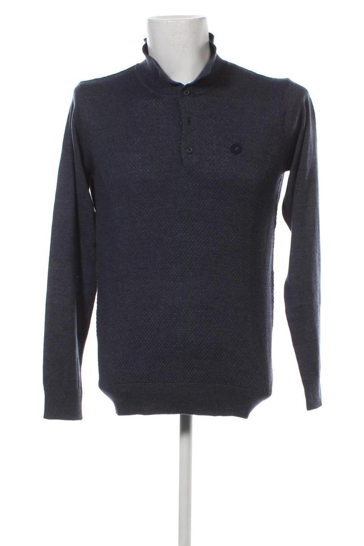 Мъжки пуловер Kangol, Размер M, Цвят Син, Цена 72,00 лв.