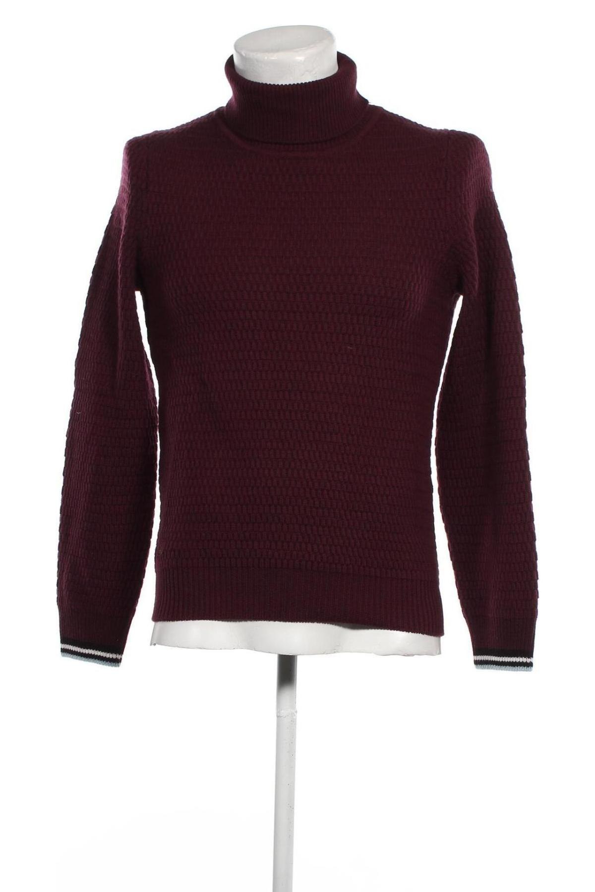 Мъжки пуловер Lacoste, Размер XS, Цвят Червен, Цена 124,15 лв.