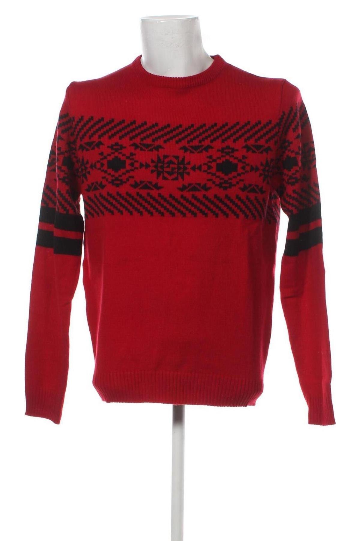 Мъжки пуловер Oviesse, Размер XL, Цвят Червен, Цена 19,32 лв.