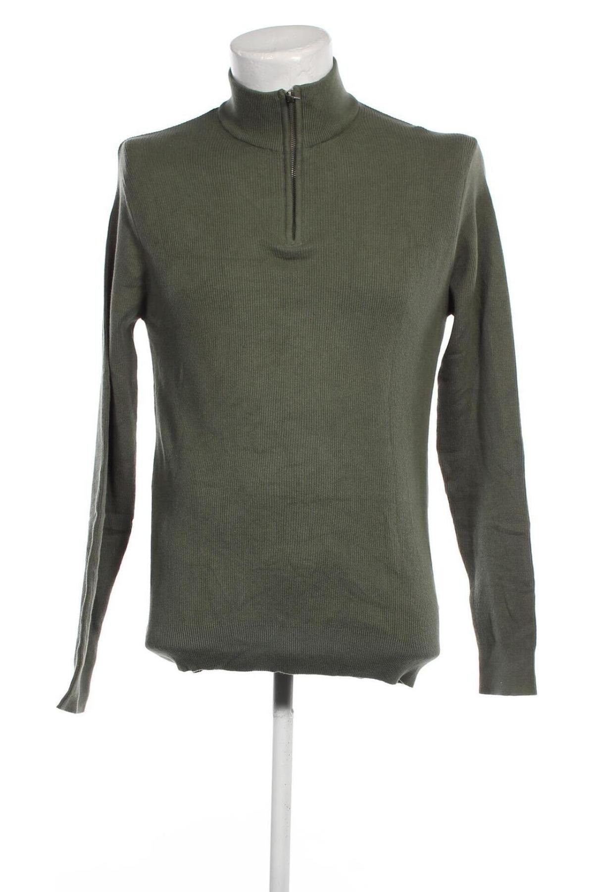 Мъжки пуловер Primark, Размер S, Цвят Зелен, Цена 7,25 лв.