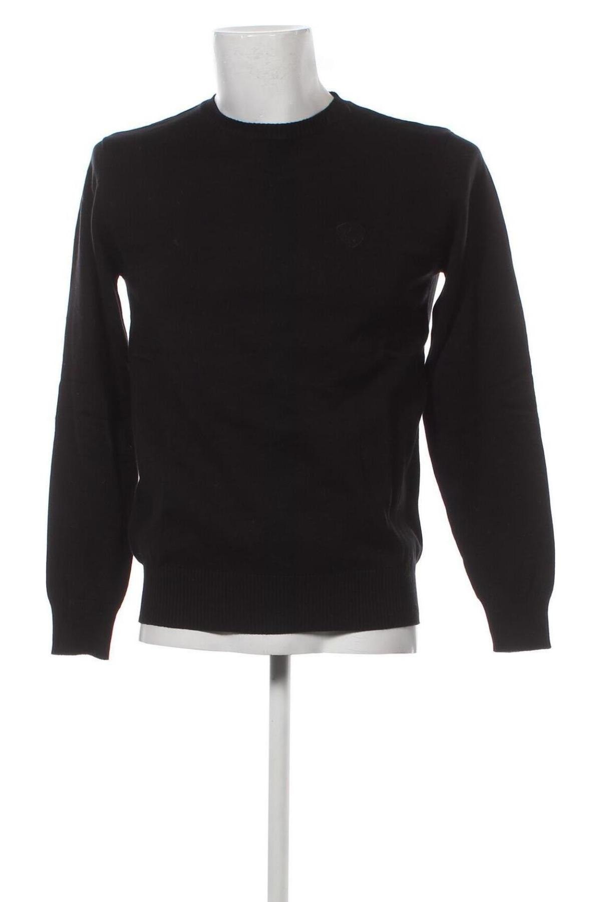 Ανδρικό πουλόβερ Schott, Μέγεθος M, Χρώμα Μαύρο, Τιμή 98,45 €