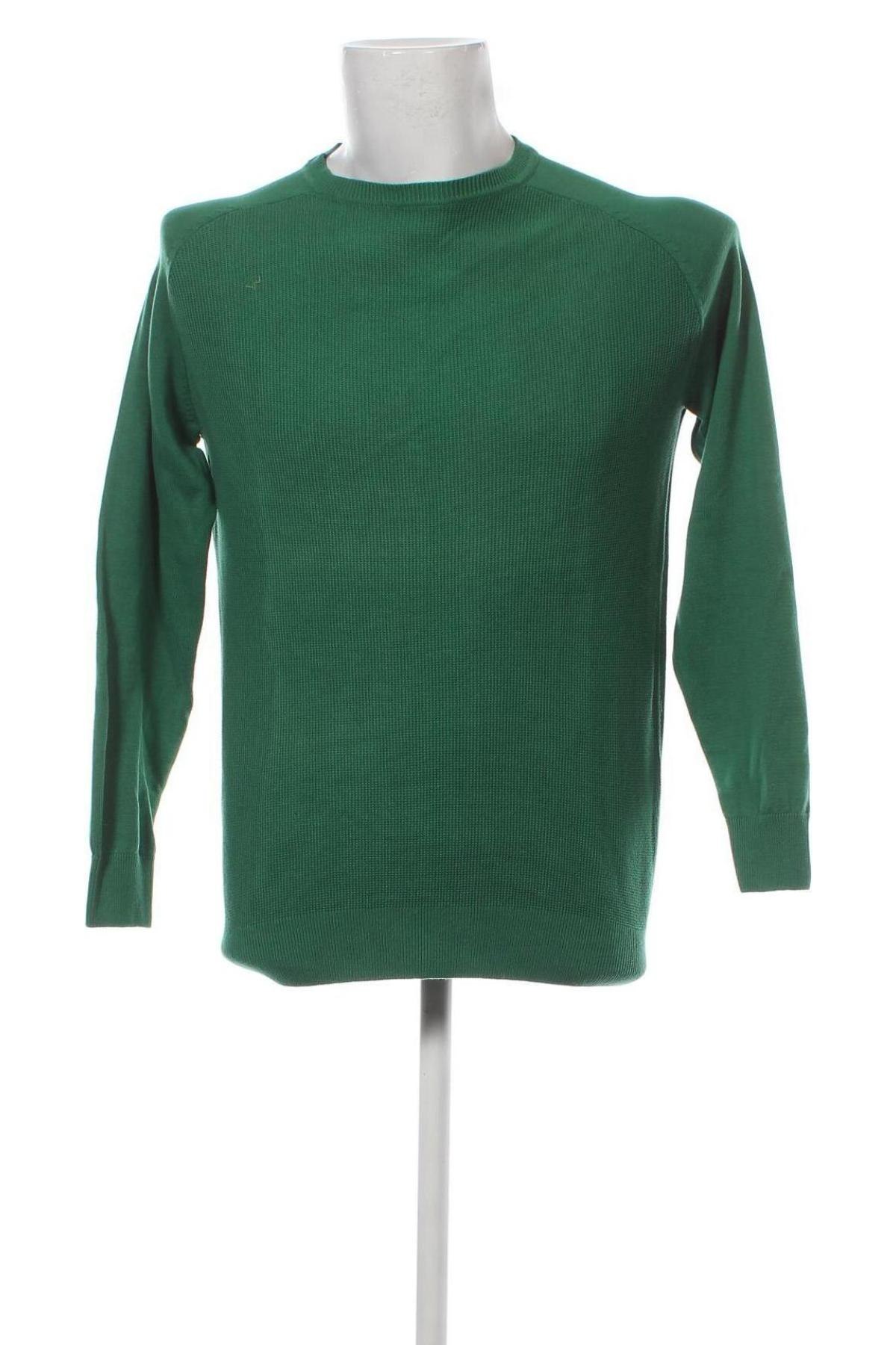 Мъжки пуловер Springfield, Размер S, Цвят Зелен, Цена 14,28 лв.