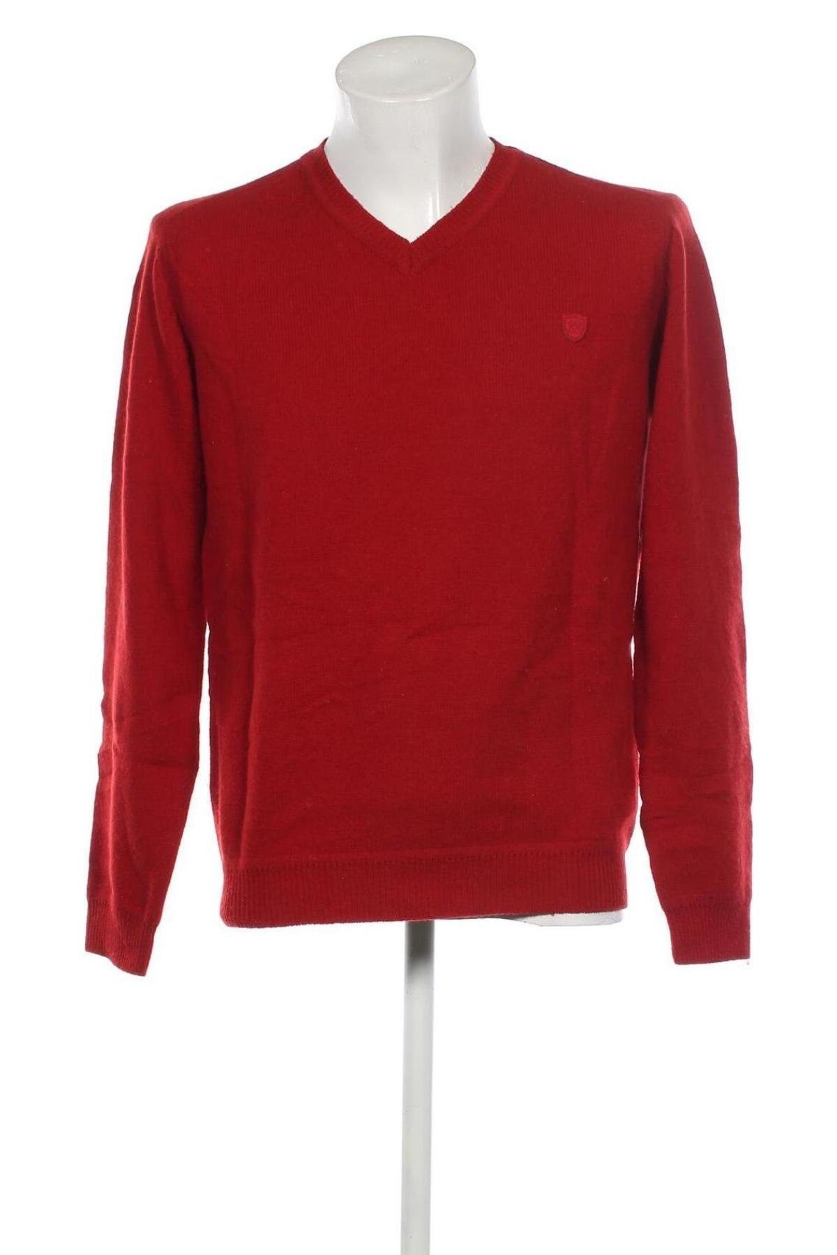 Ανδρικό πουλόβερ Terre Bleue, Μέγεθος M, Χρώμα Κόκκινο, Τιμή 27,22 €