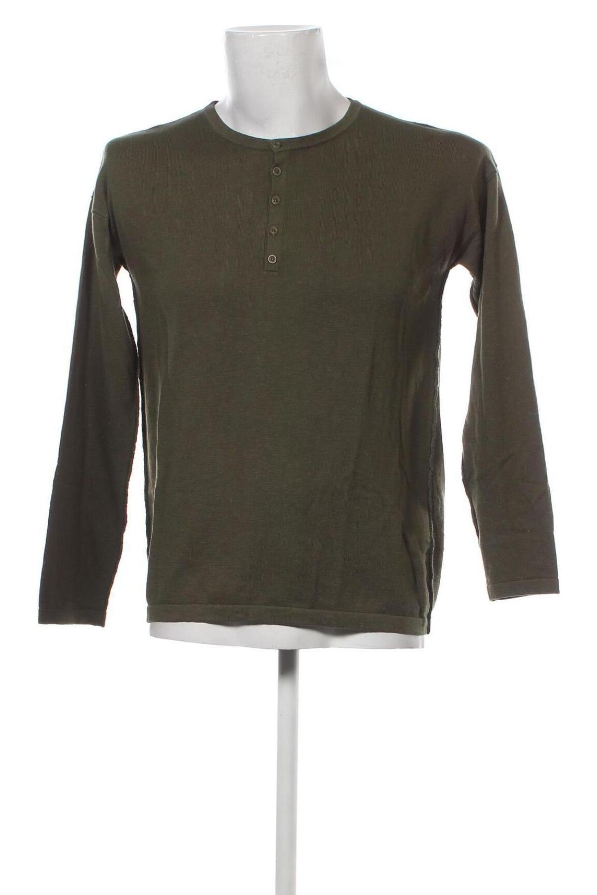Мъжки пуловер United Colors Of Benetton, Размер S, Цвят Зелен, Цена 72,00 лв.
