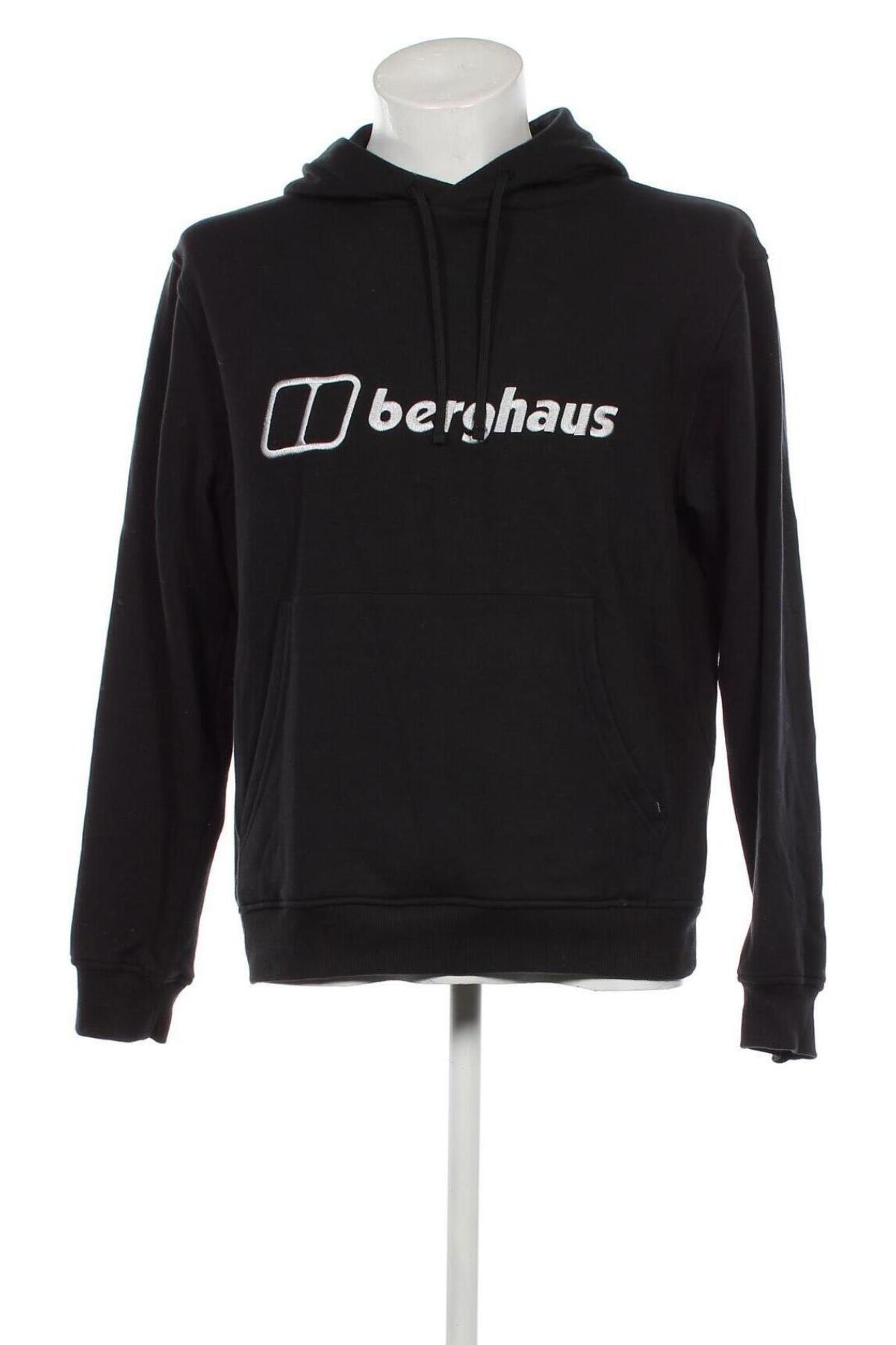 Herren Sweatshirt Berghaus, Größe M, Farbe Schwarz, Preis 58,50 €