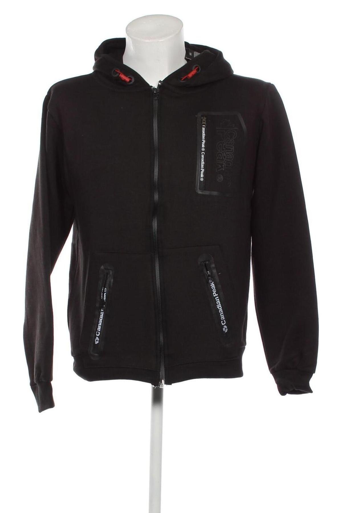 Herren Sweatshirt Canadian Peak, Größe L, Farbe Schwarz, Preis 60,31 €
