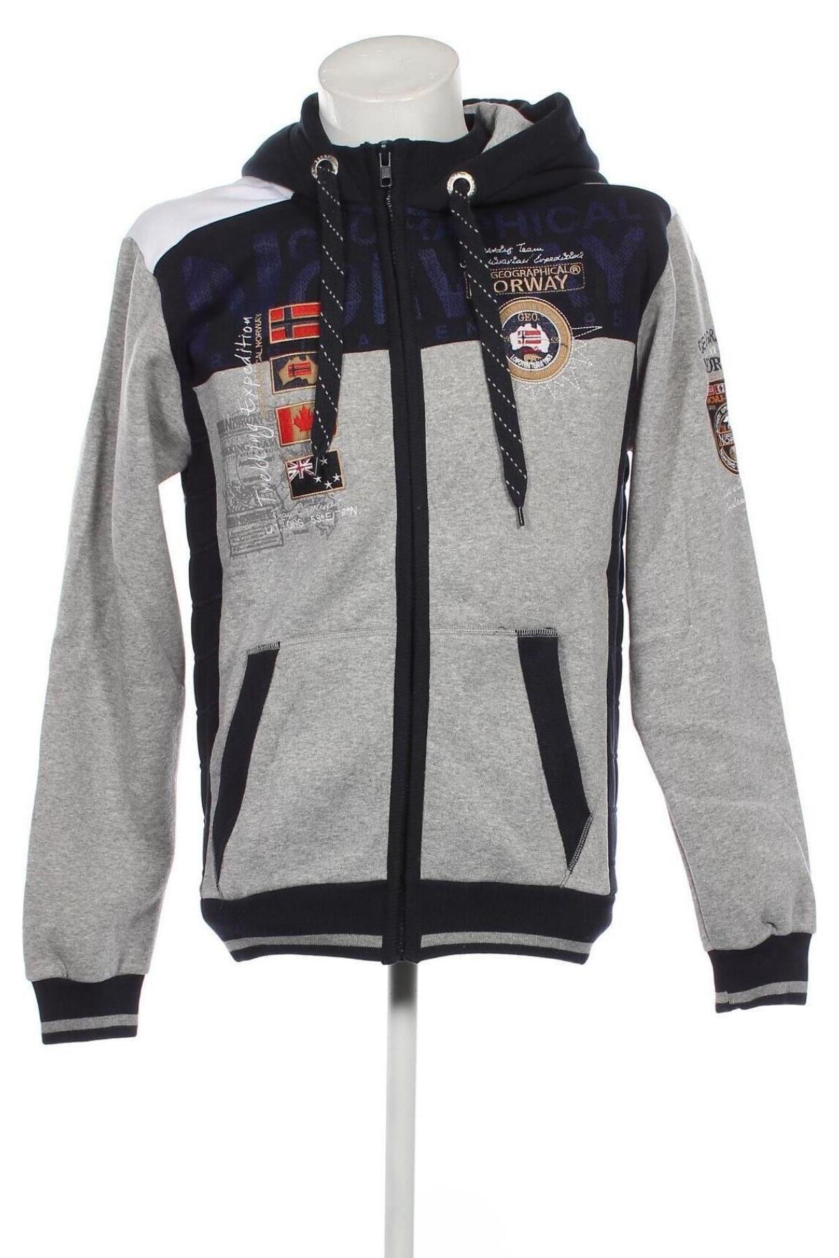 Herren Sweatshirt Geographical Norway, Größe L, Farbe Grau, Preis € 77,32