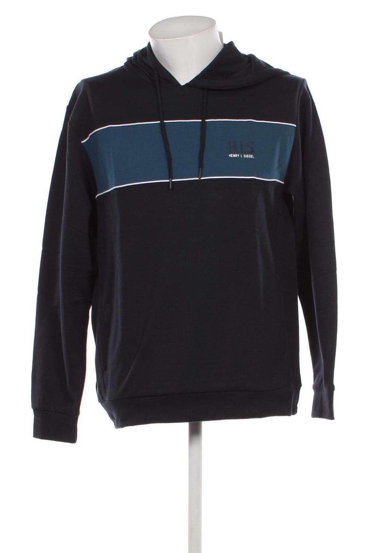 Herren Sweatshirt H.I.S, Größe L, Farbe Blau, Preis € 23,71