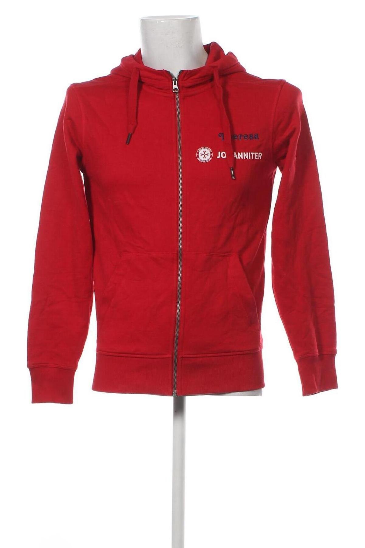 Herren Sweatshirt Identic, Größe S, Farbe Rot, Preis 20,18 €