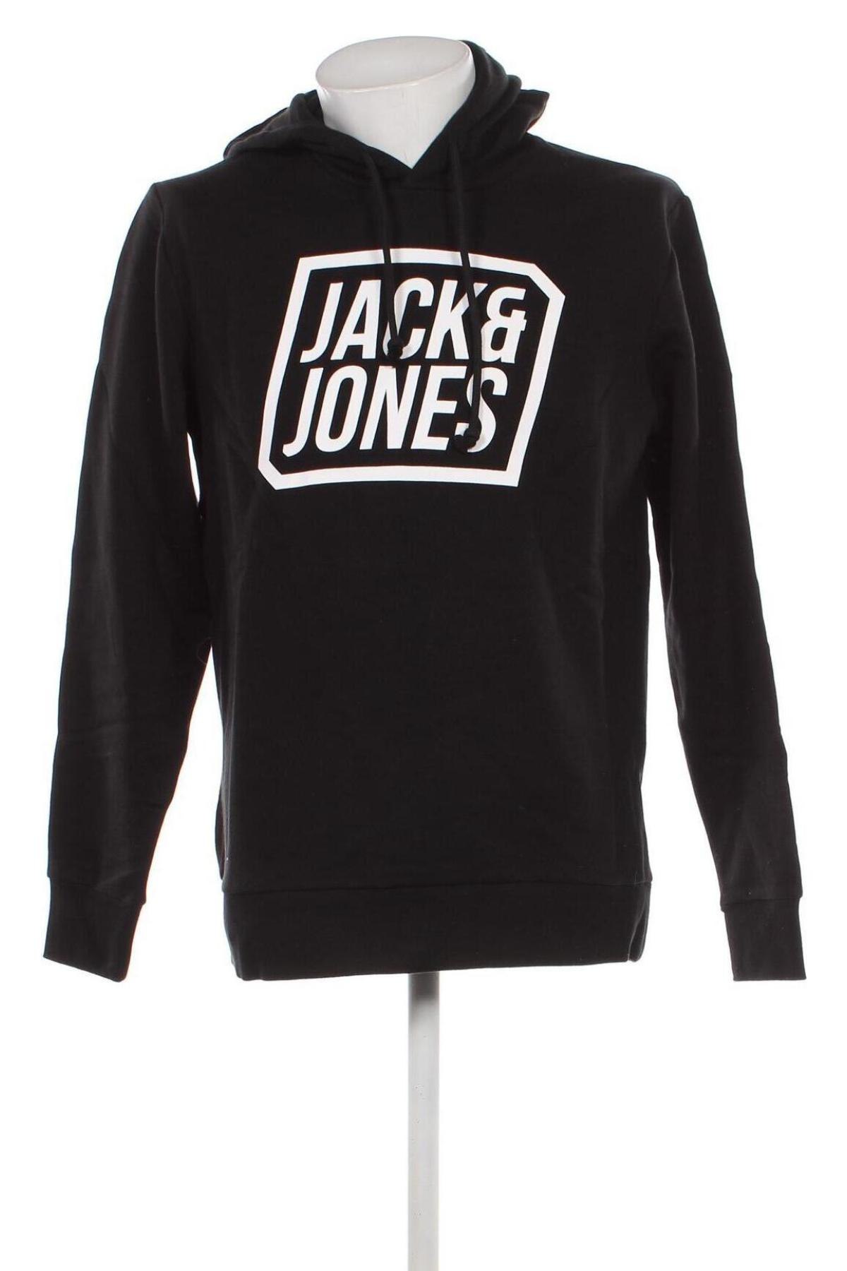 Herren Sweatshirt Jack & Jones, Größe L, Farbe Schwarz, Preis 27,84 €