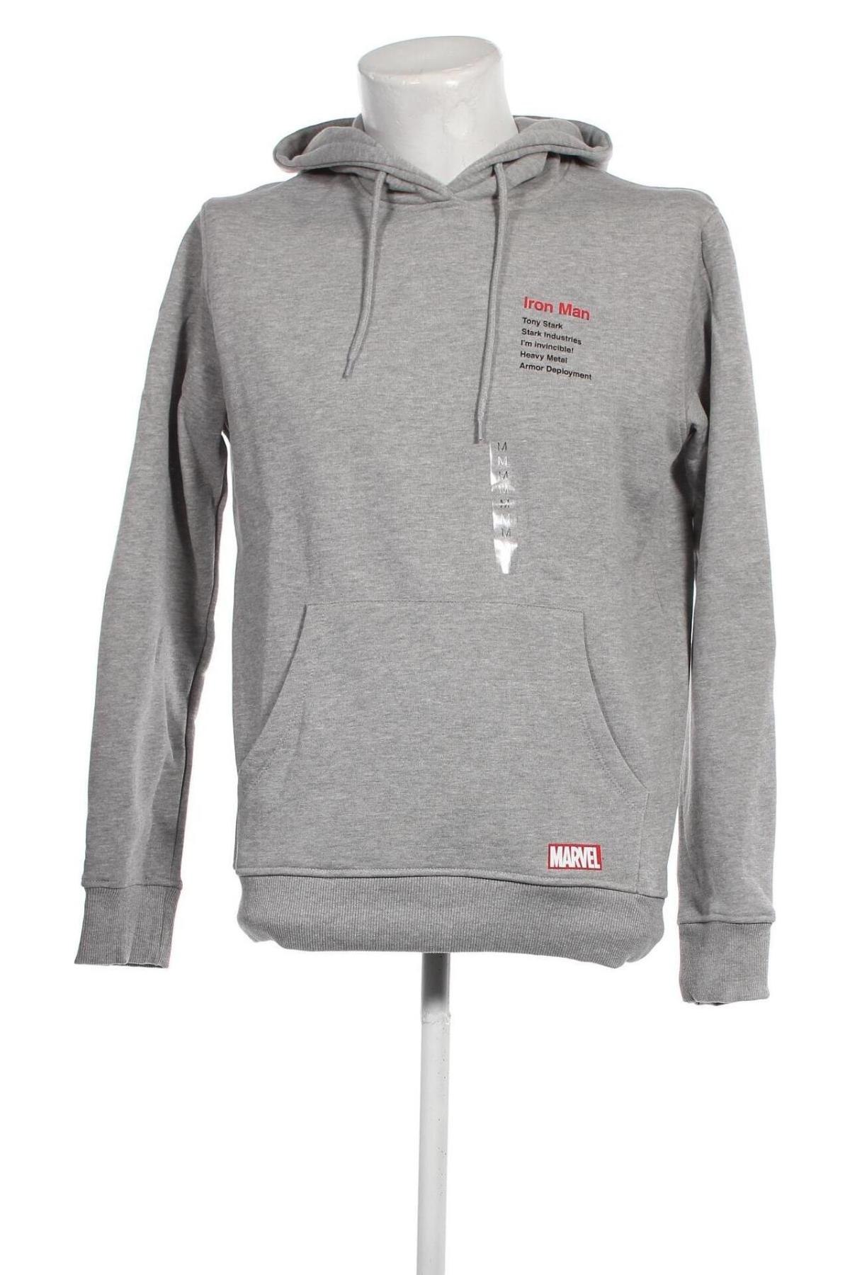 Herren Sweatshirt Marvel, Größe M, Farbe Grau, Preis 13,01 €