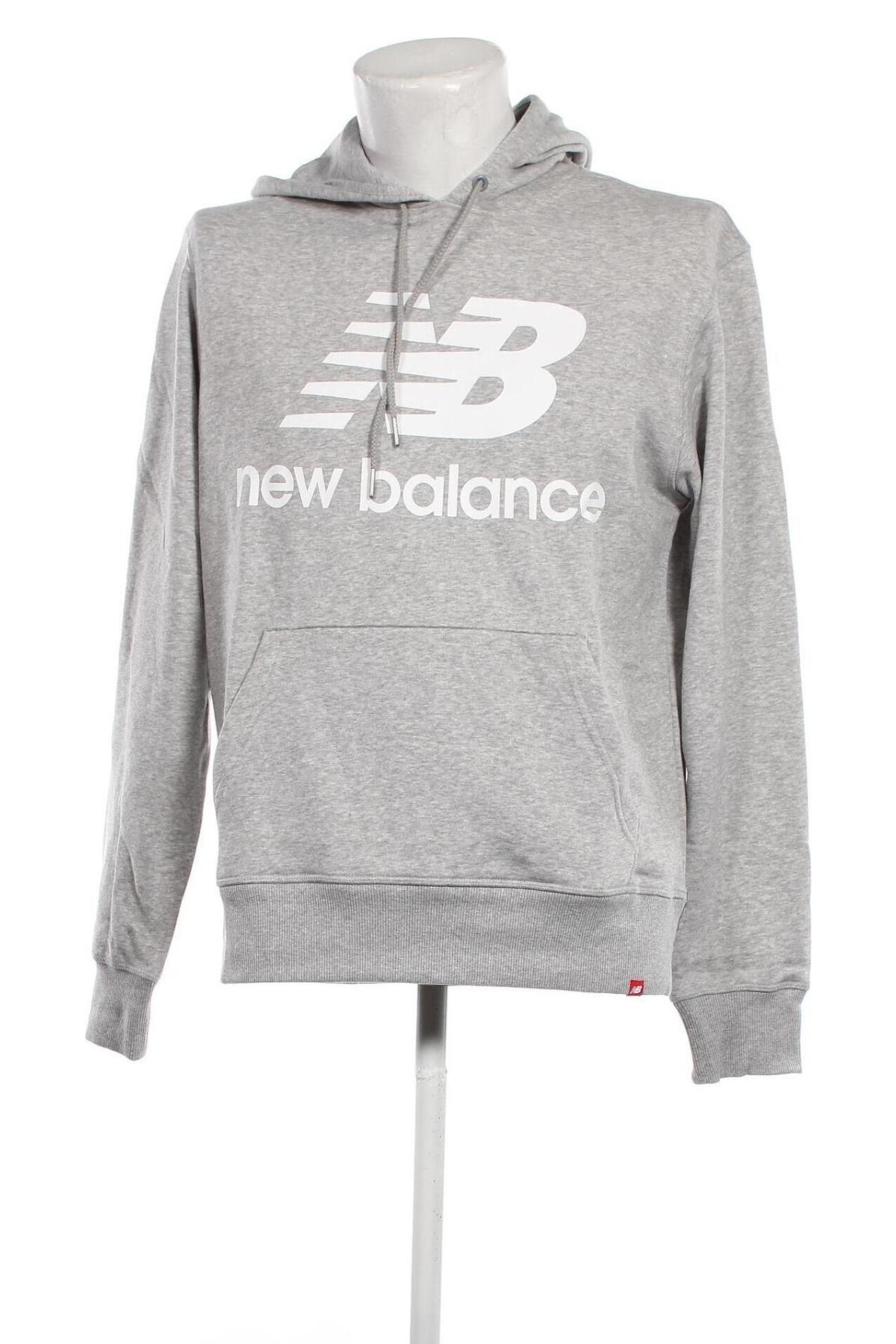 Ανδρικό φούτερ New Balance, Μέγεθος M, Χρώμα Γκρί, Τιμή 60,31 €