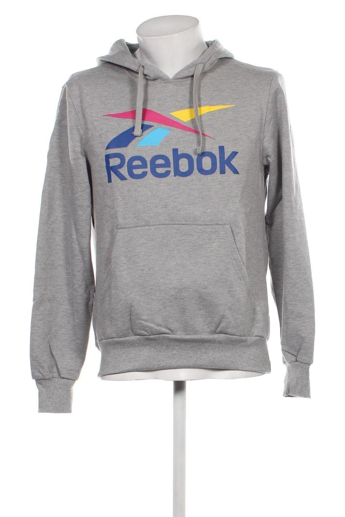 Herren Sweatshirt Reebok, Größe M, Farbe Grau, Preis 24,12 €