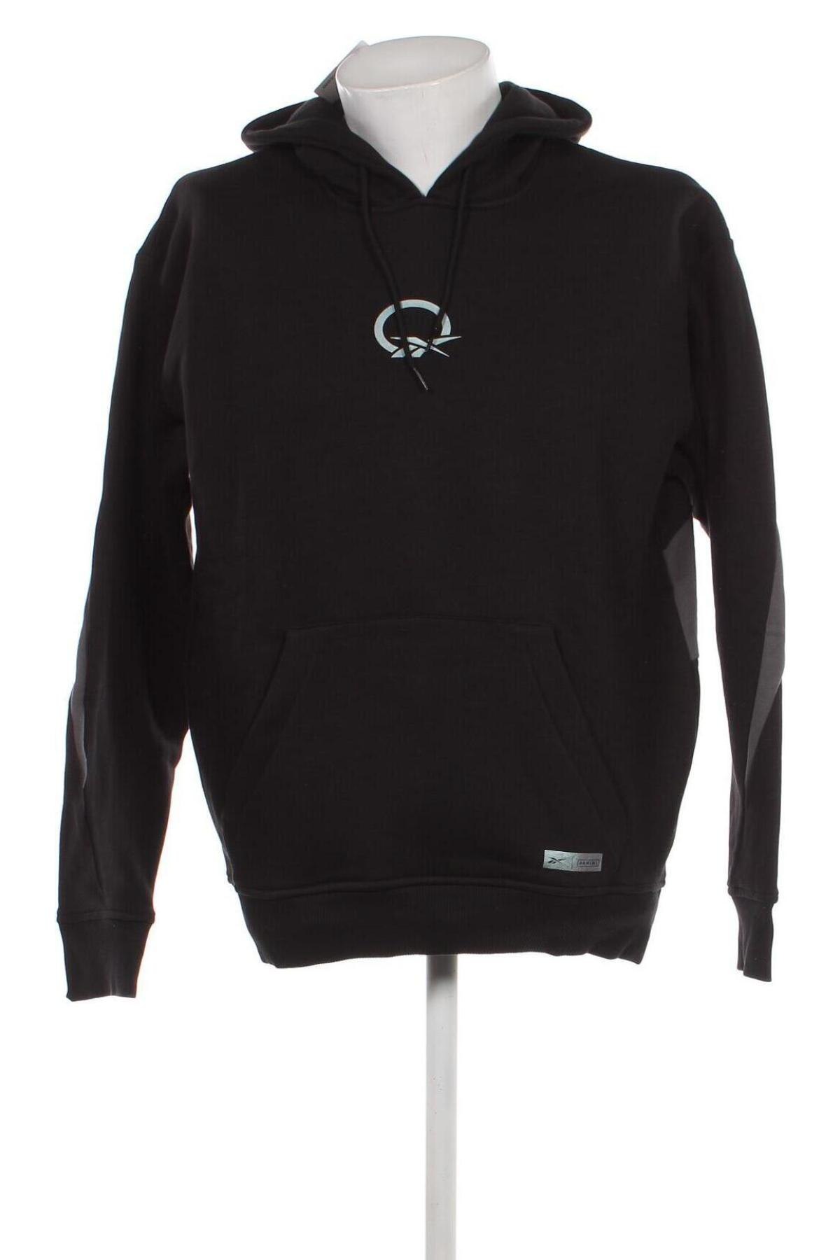 Herren Sweatshirt Reebok, Größe M, Farbe Schwarz, Preis 60,31 €