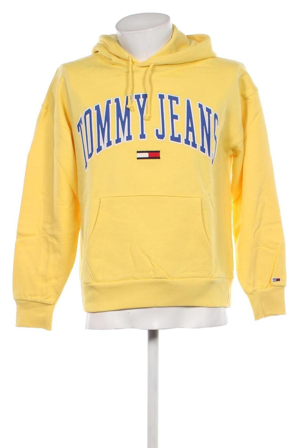 Ανδρικό φούτερ Tommy Jeans, Μέγεθος S, Χρώμα Κίτρινο, Τιμή 77,32 €