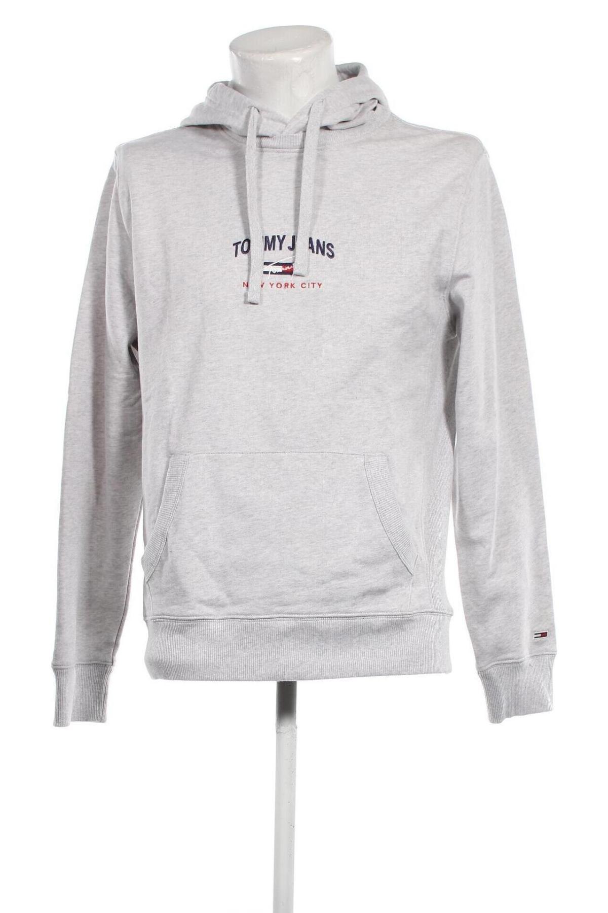 Herren Sweatshirt Tommy Jeans, Größe M, Farbe Grau, Preis 51,03 €