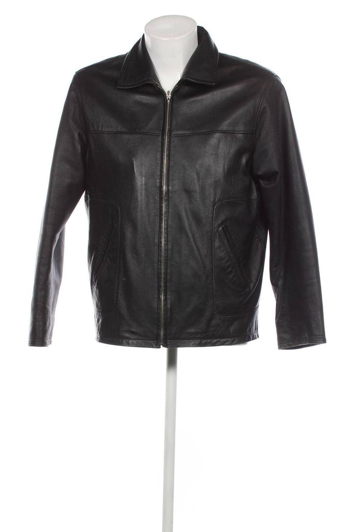 Pánská kožená bunda , Velikost M, Barva Černá, Cena  730,00 Kč