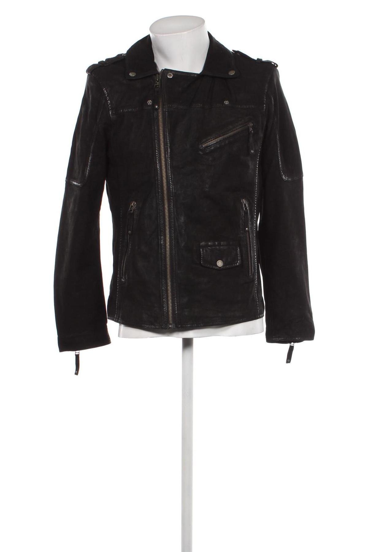 Pánska kožená bunda  Freaky Nation, Veľkosť M, Farba Čierna, Cena  248,97 €