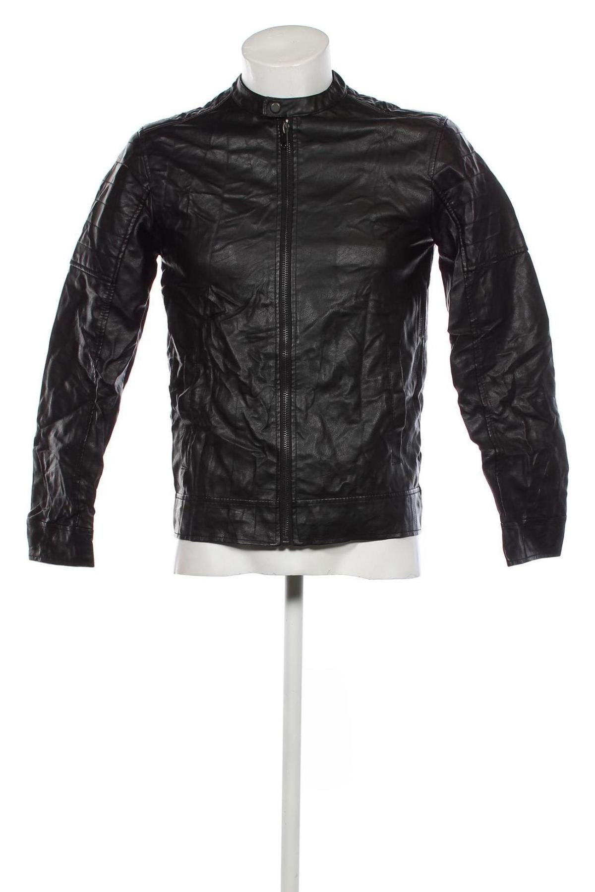 Pánská kožená bunda  Primark, Velikost S, Barva Černá, Cena  734,00 Kč