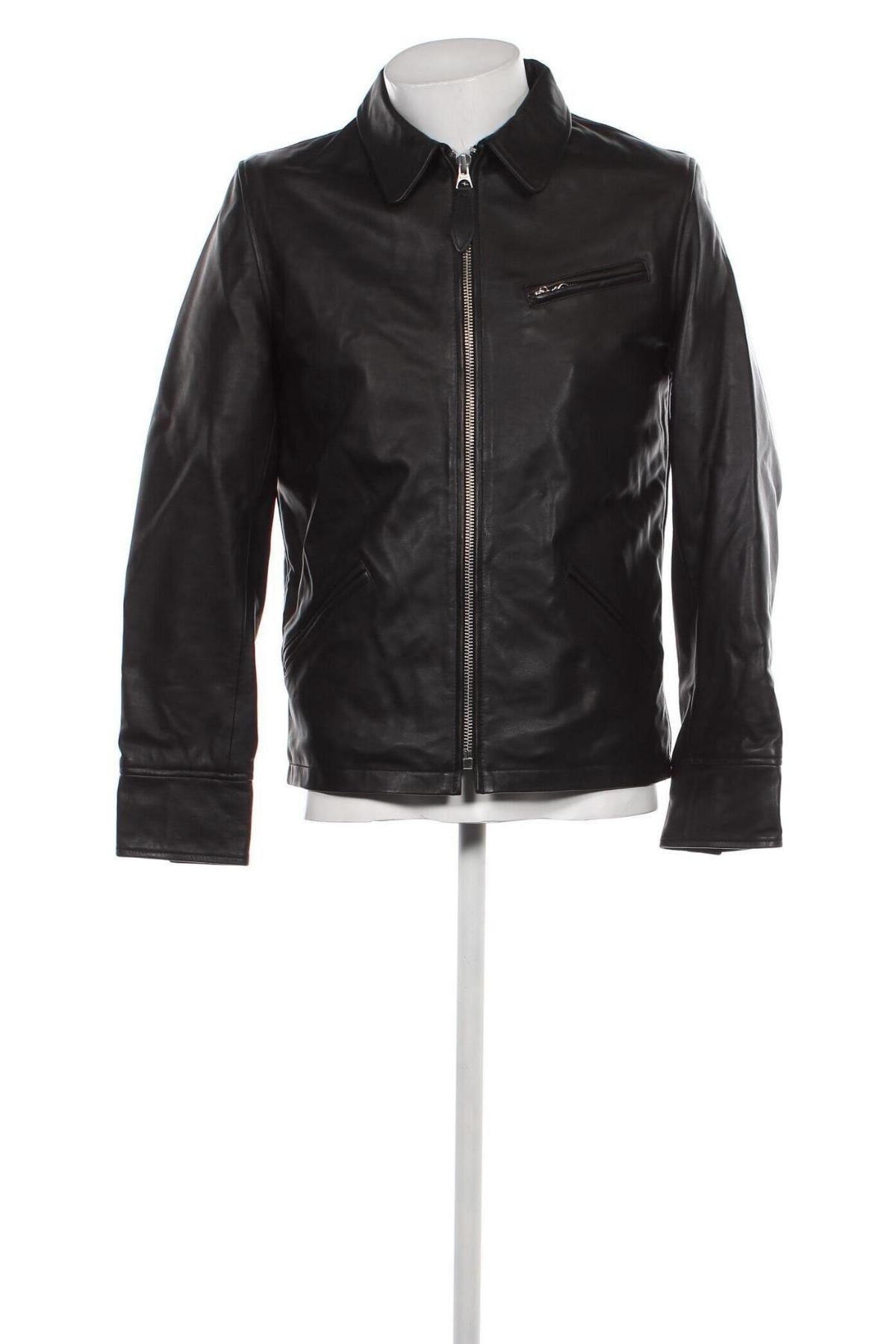 Pánská kožená bunda  Schott, Velikost M, Barva Černá, Cena  9 377,00 Kč