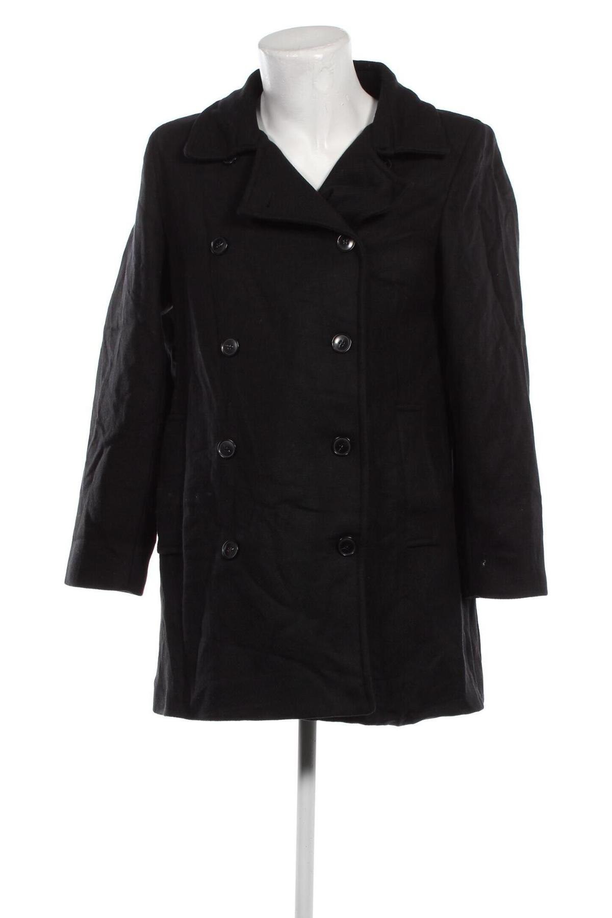 Мъжко палто, Размер M, Цвят Черен, Цена 51,36 лв.